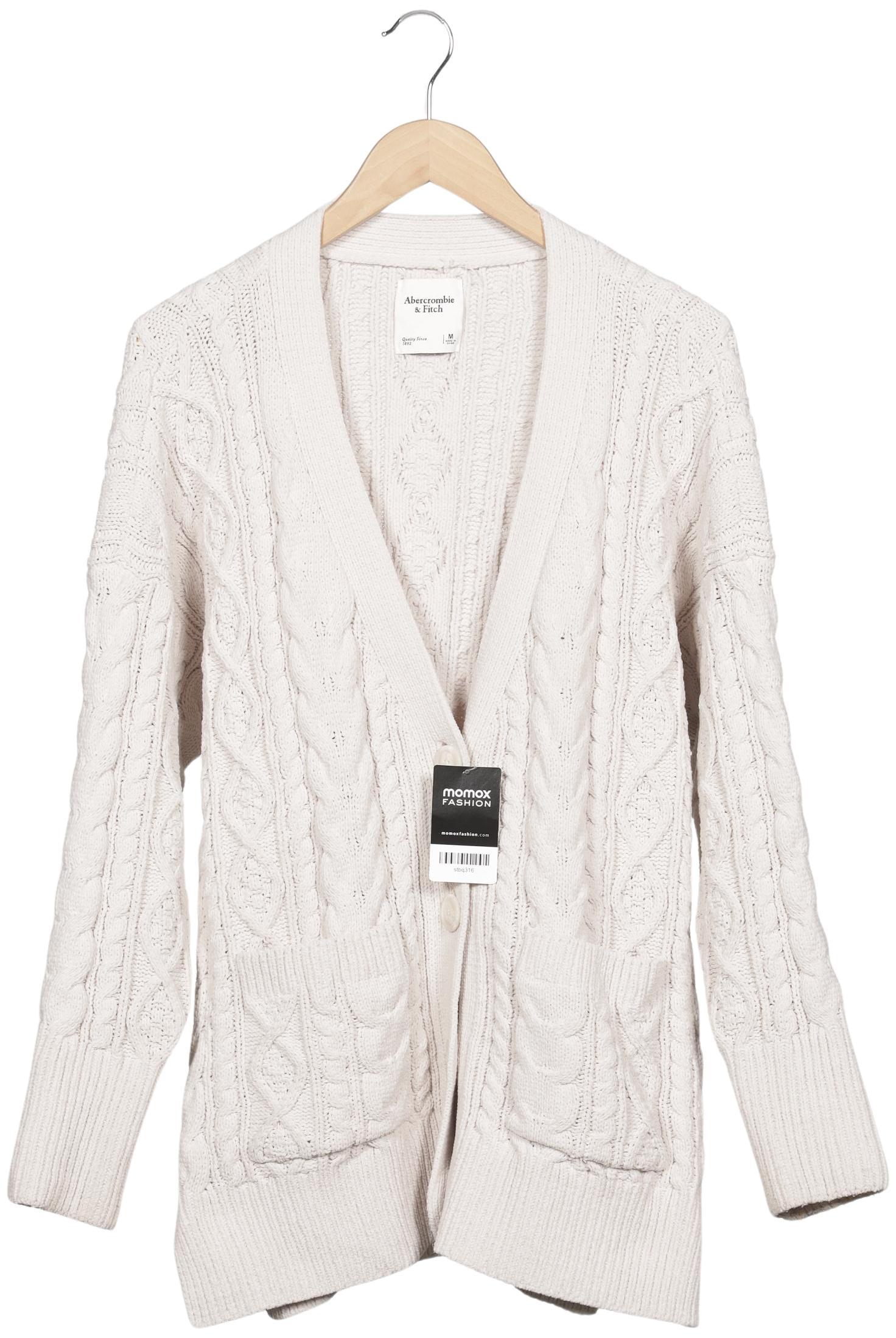 

Abercrombie & Fitch Damen Strickjacke, beige, Gr. 38