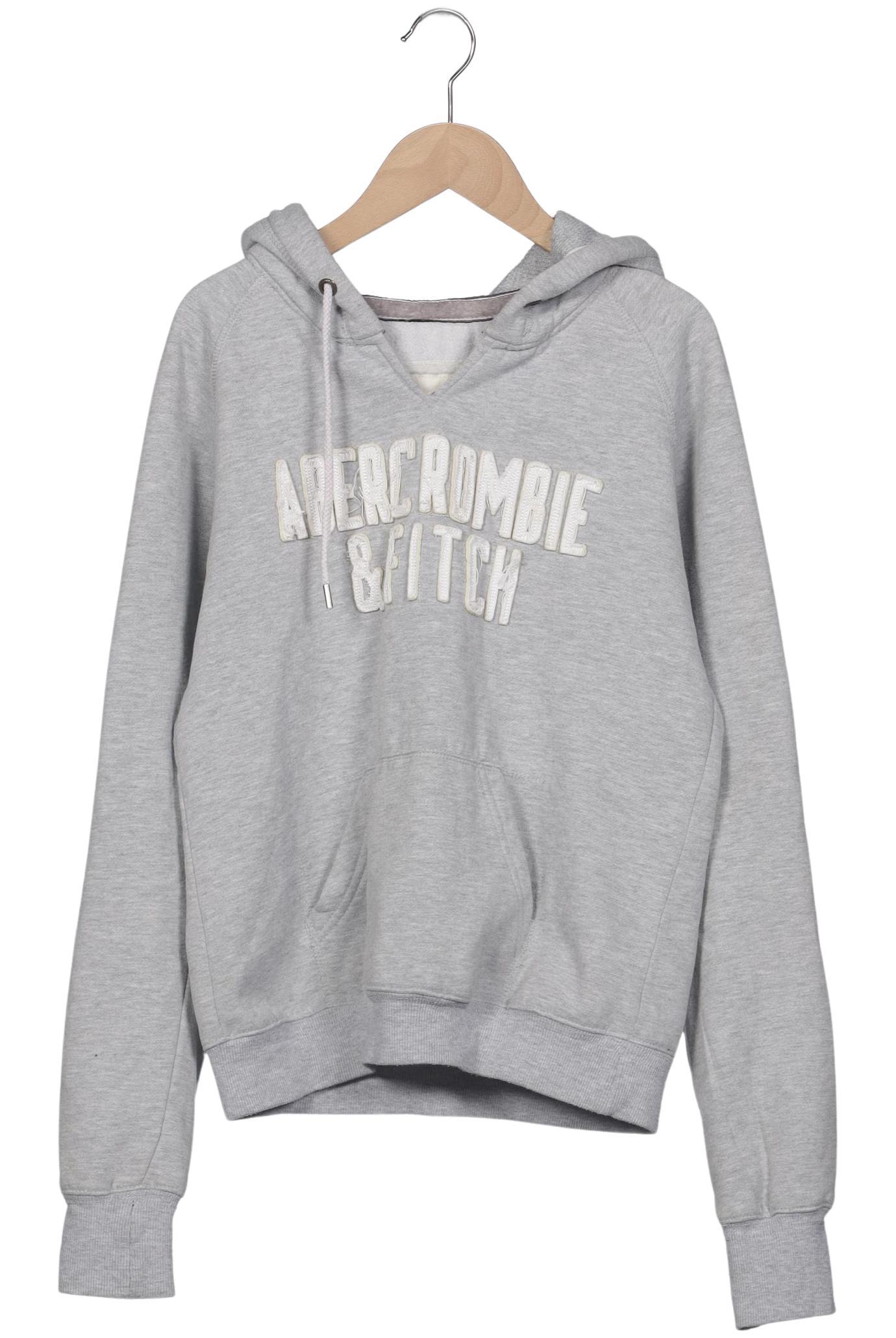 

Abercrombie & Fitch Damen Kapuzenpullover, grau, Gr. 42