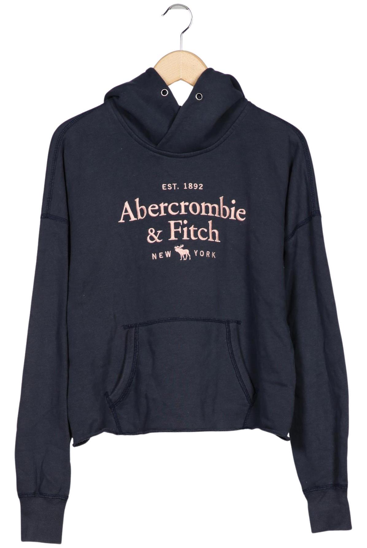 

Abercrombie & Fitch Damen Kapuzenpullover, marineblau, Gr. 38