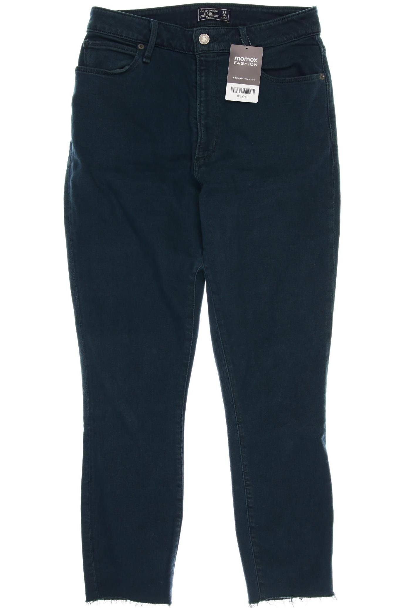 

Abercrombie & Fitch Damen Jeans, grün, Gr. 28