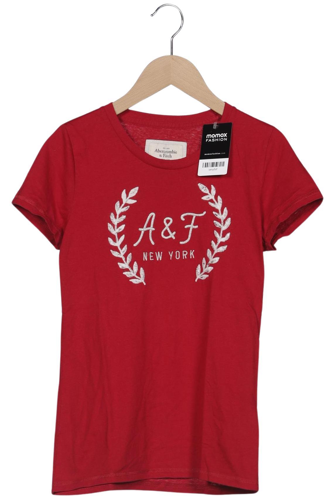 

Abercrombie & Fitch Damen T-Shirt, bordeaux, Gr. 36