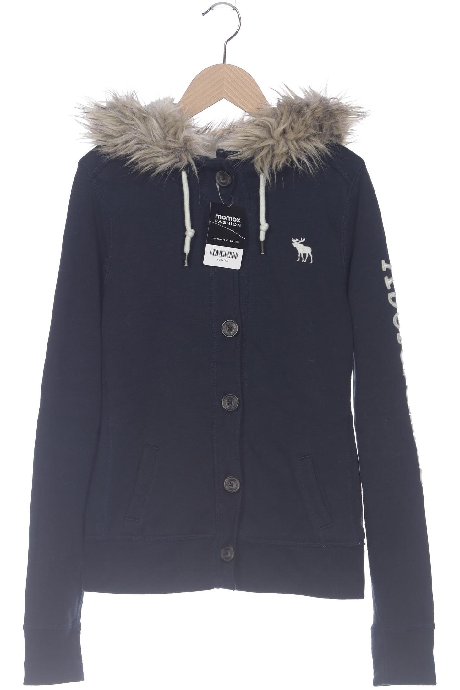 

Abercrombie & Fitch Damen Kapuzenpullover, marineblau, Gr. 38