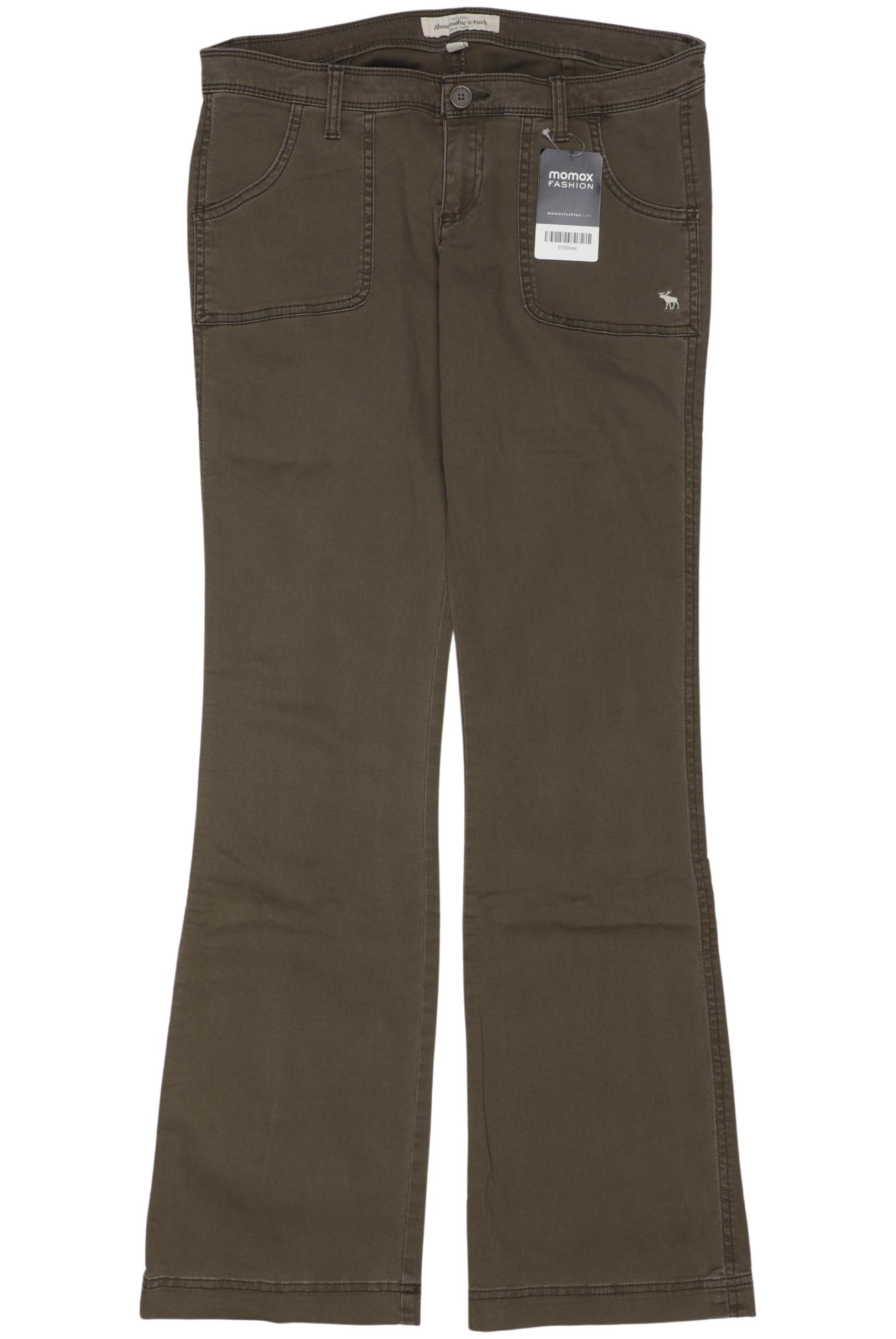 

Abercrombie & Fitch Damen Stoffhose, braun, Gr. 4