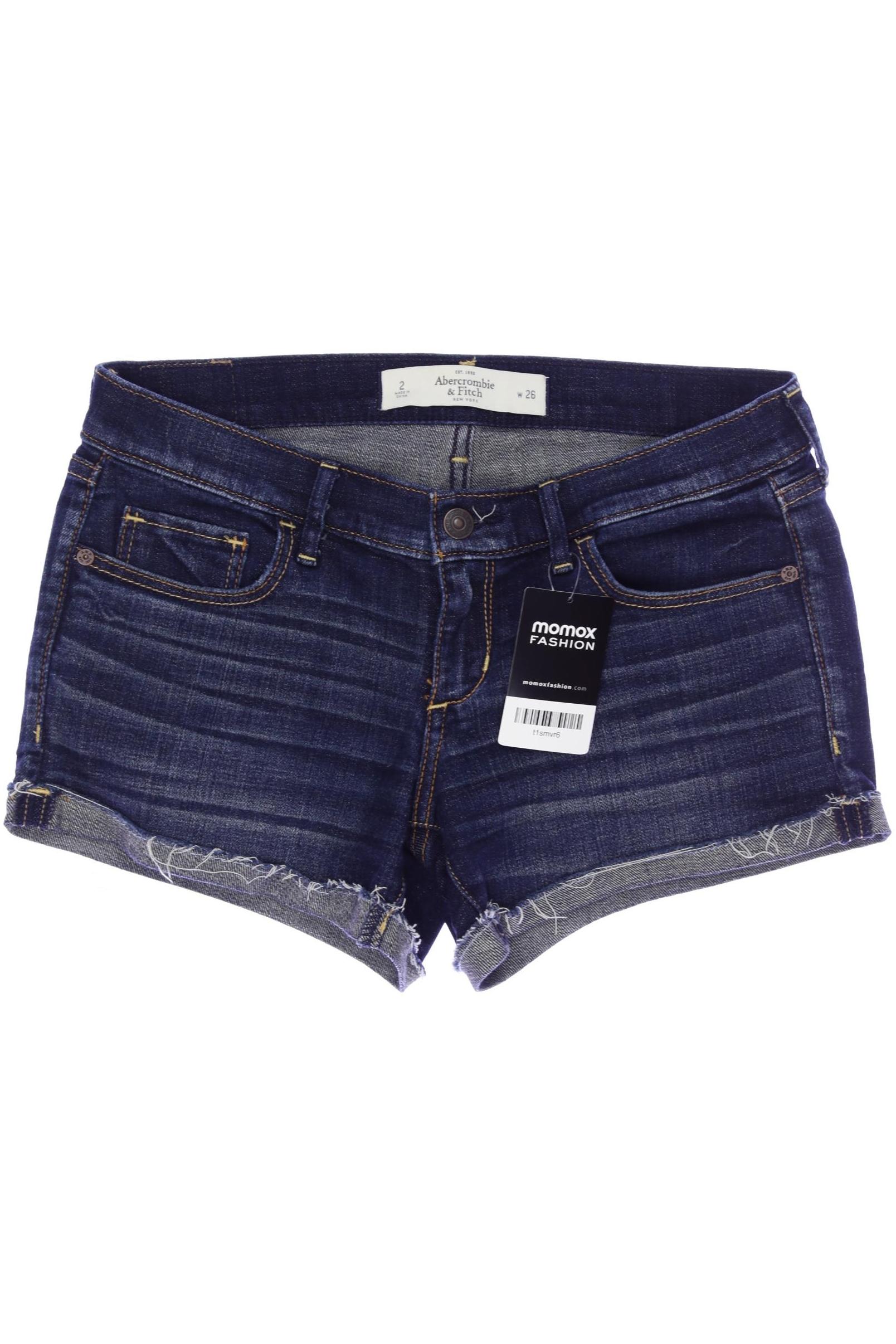 

Abercrombie & Fitch Damen Shorts, blau, Gr. 26