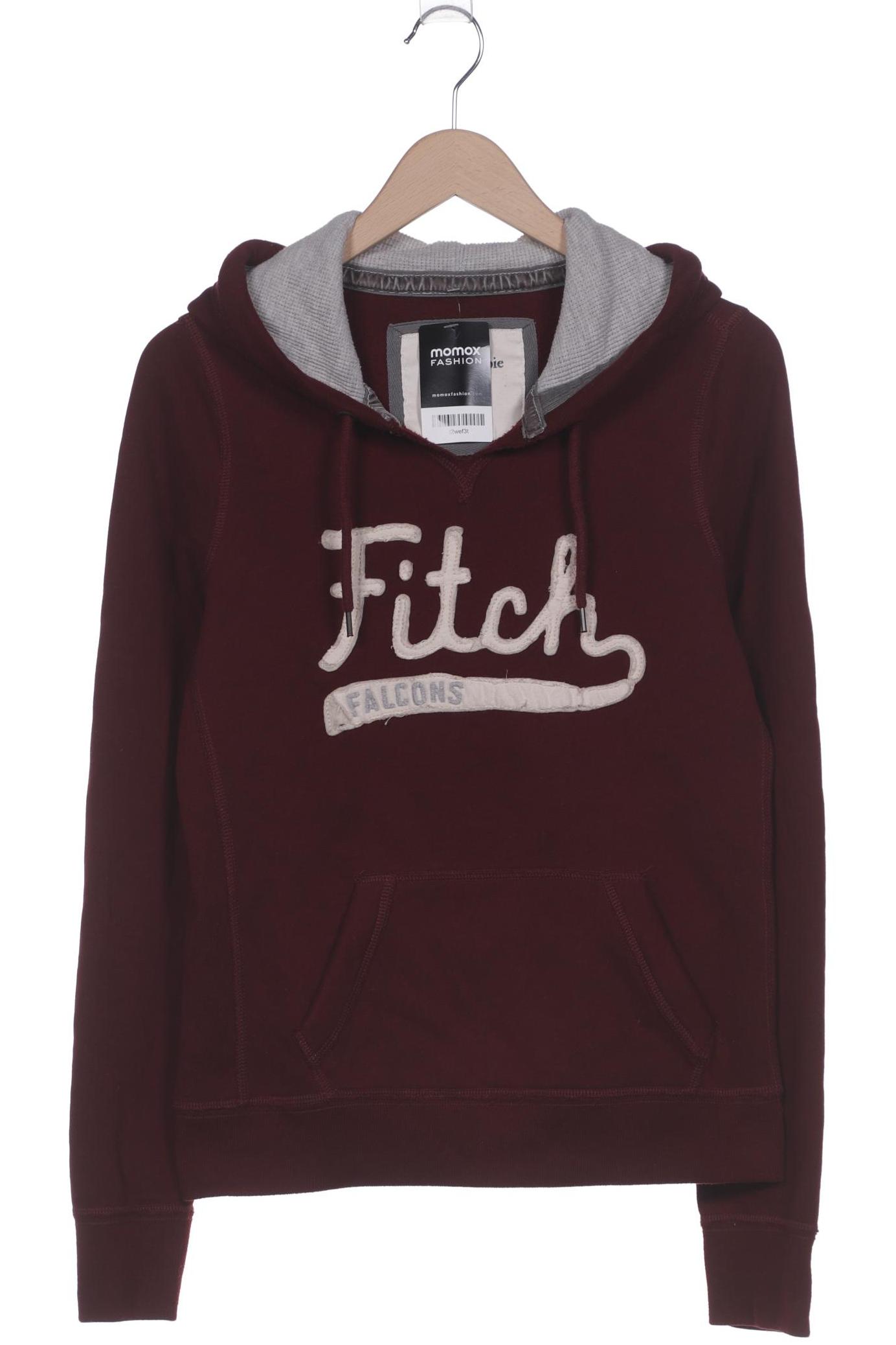 

Abercrombie & Fitch Damen Kapuzenpullover, bordeaux, Gr. 42