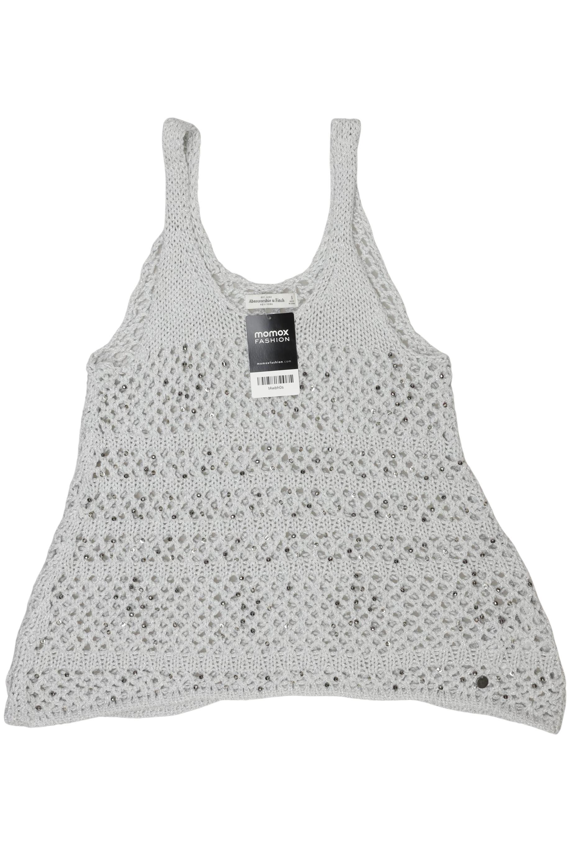 

Abercrombie & Fitch Damen Top, silber, Gr. 36