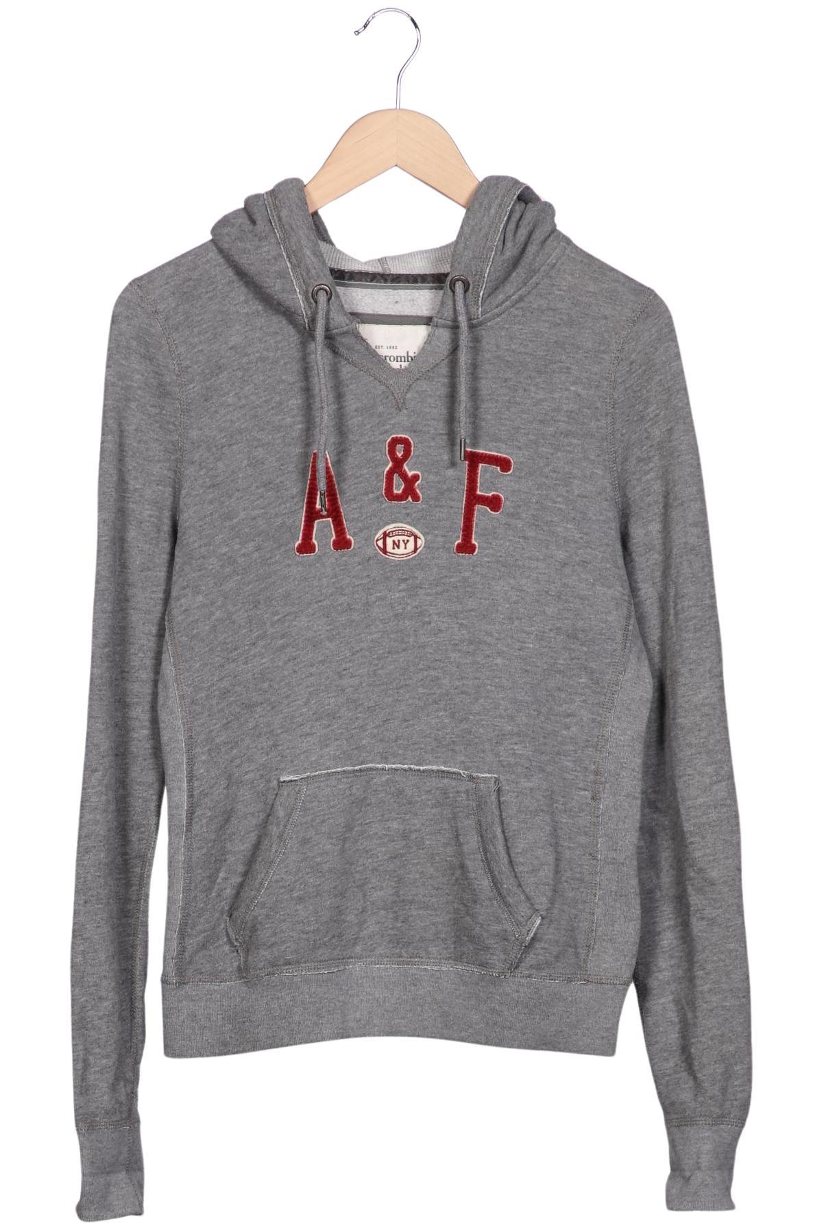 

Abercrombie & Fitch Damen Kapuzenpullover, grau, Gr. 38