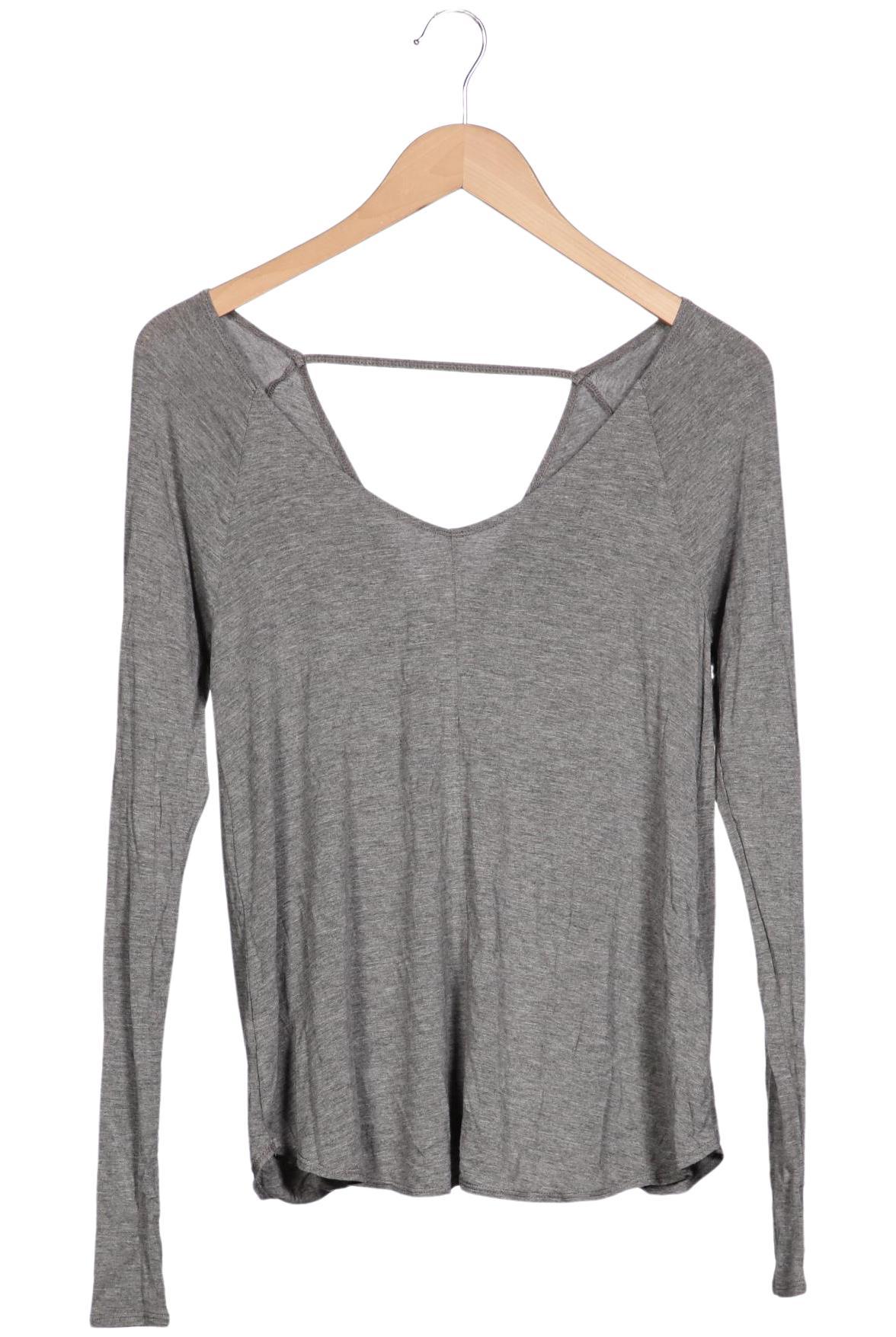 

Abercrombie & Fitch Damen Langarmshirt, grau, Gr. 34
