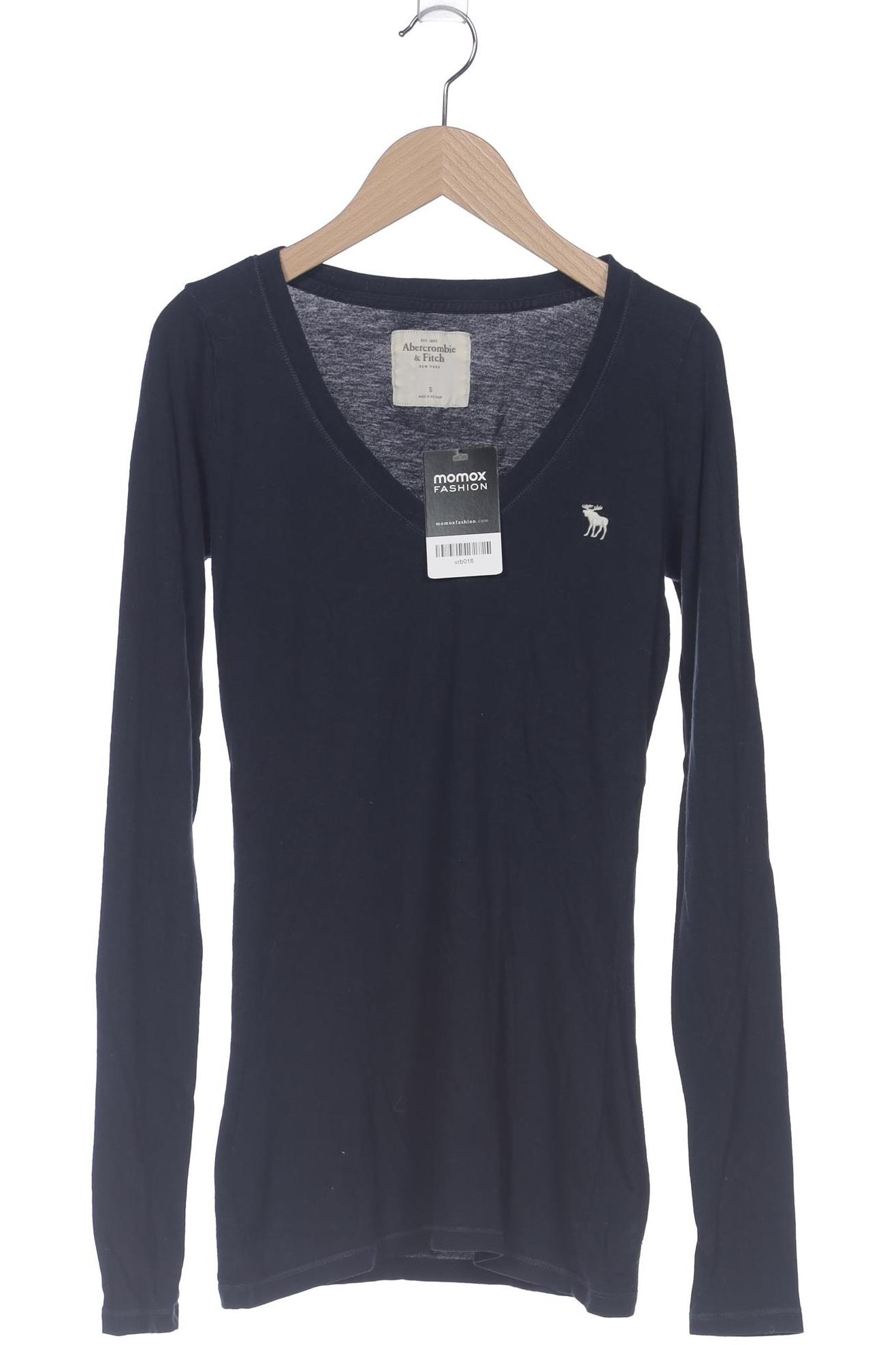 

Abercrombie & Fitch Damen Langarmshirt, marineblau, Gr. 36