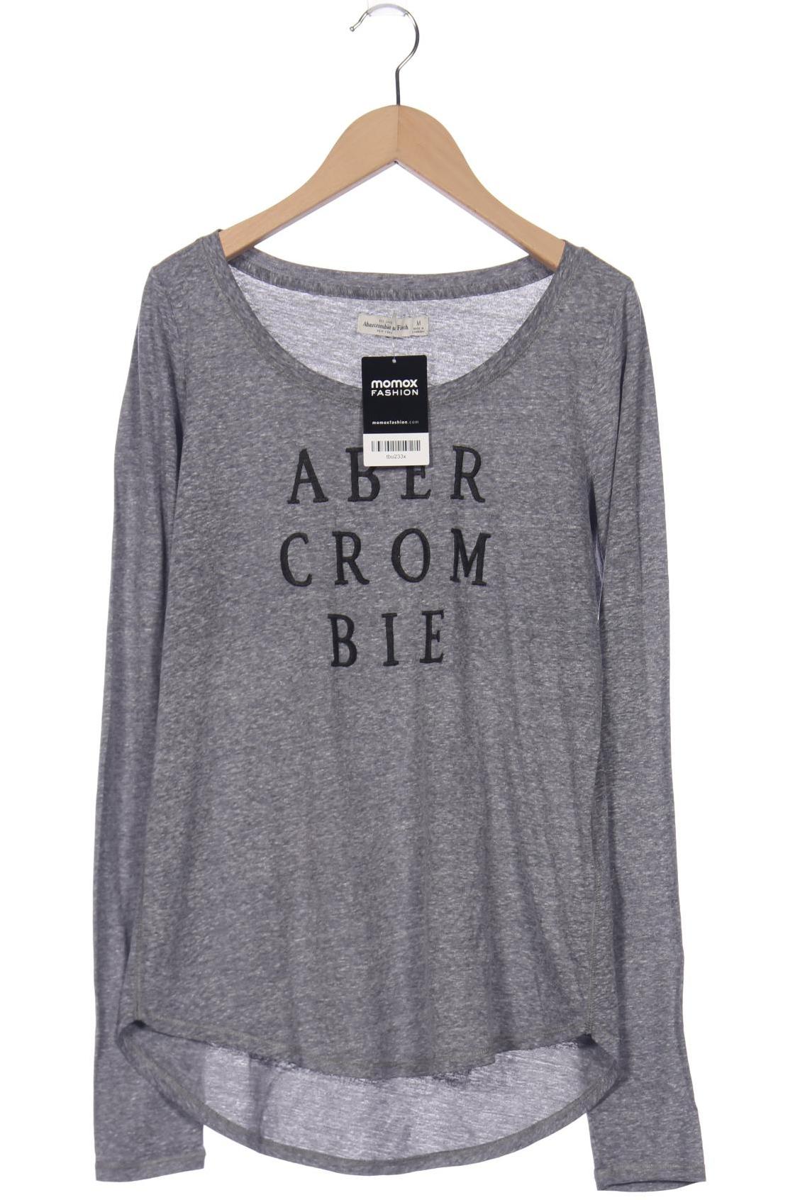 

Abercrombie & Fitch Damen Langarmshirt, grau