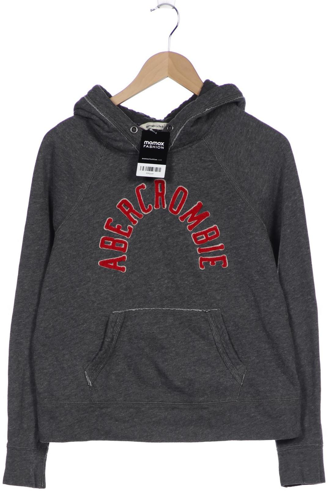 

Abercrombie & Fitch Damen Kapuzenpullover, grau