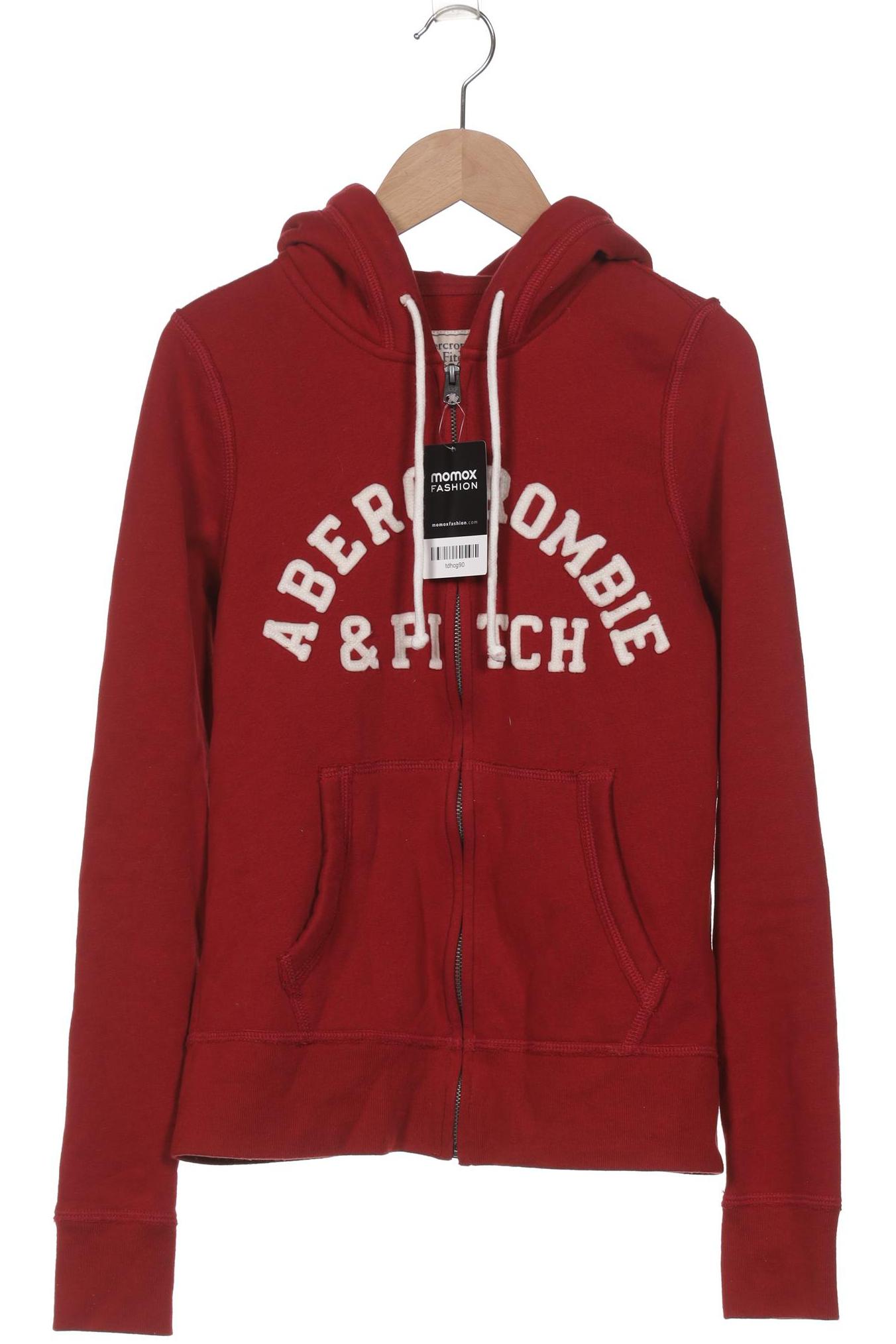 

Abercrombie & Fitch Damen Kapuzenpullover, bordeaux, Gr. 34