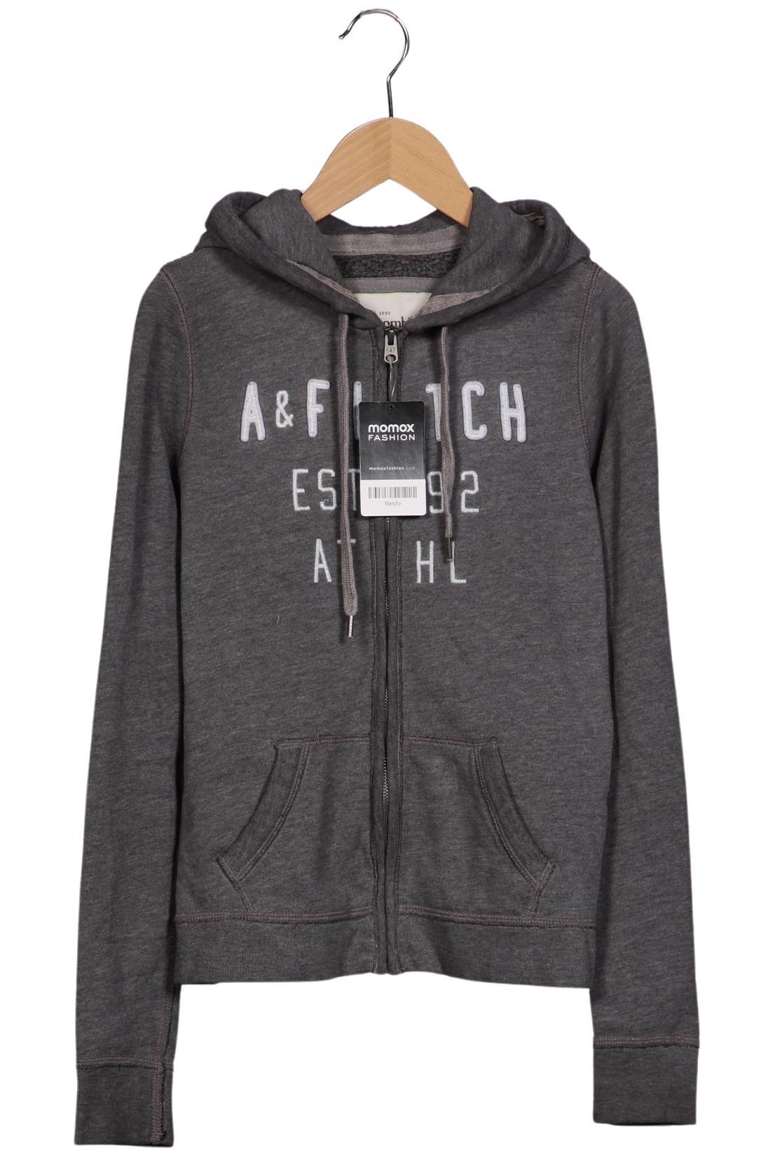 

Abercrombie & Fitch Damen Kapuzenpullover, grau, Gr. 36