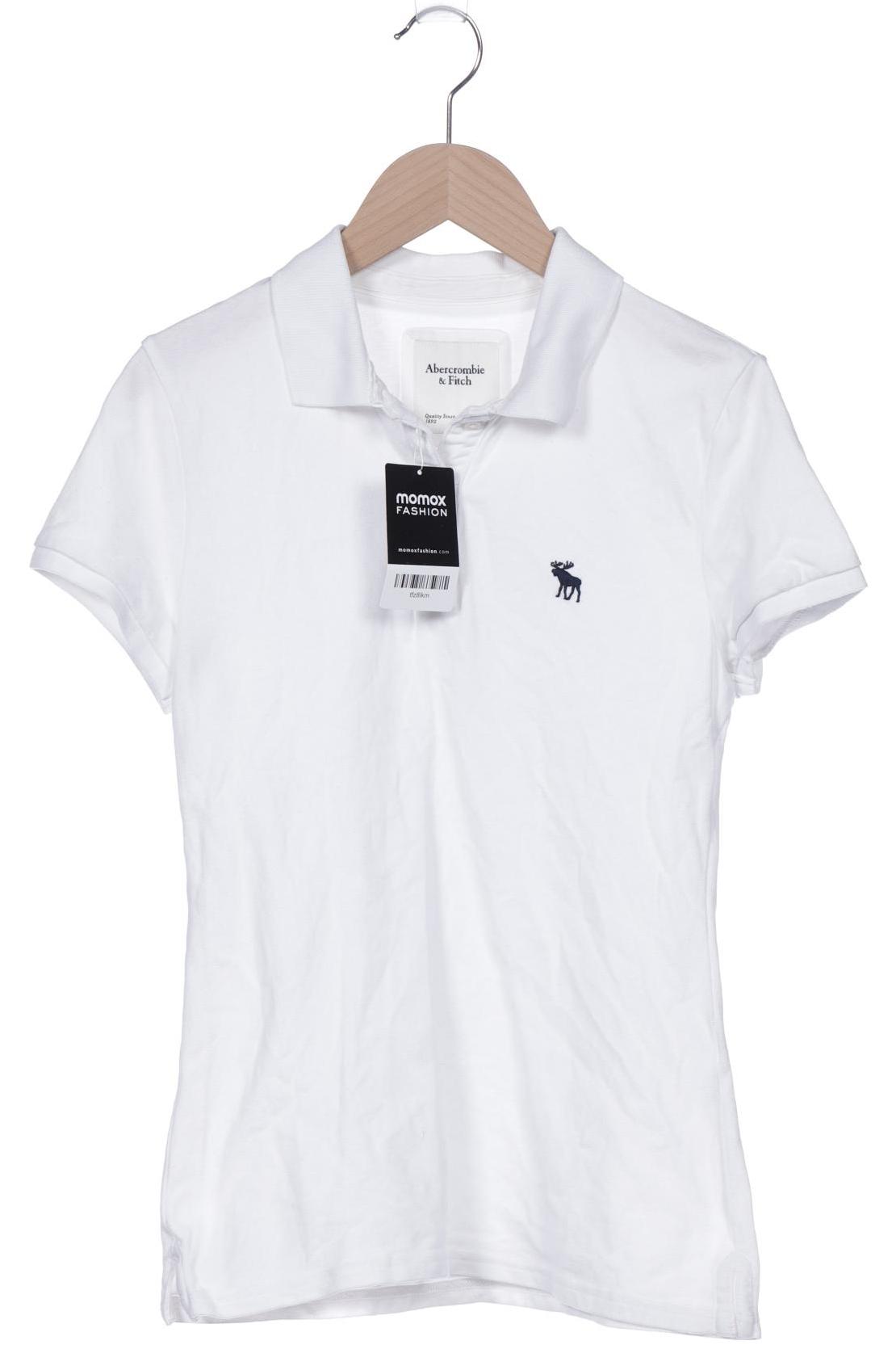 

Abercrombie & Fitch Damen Poloshirt, weiß, Gr. 36