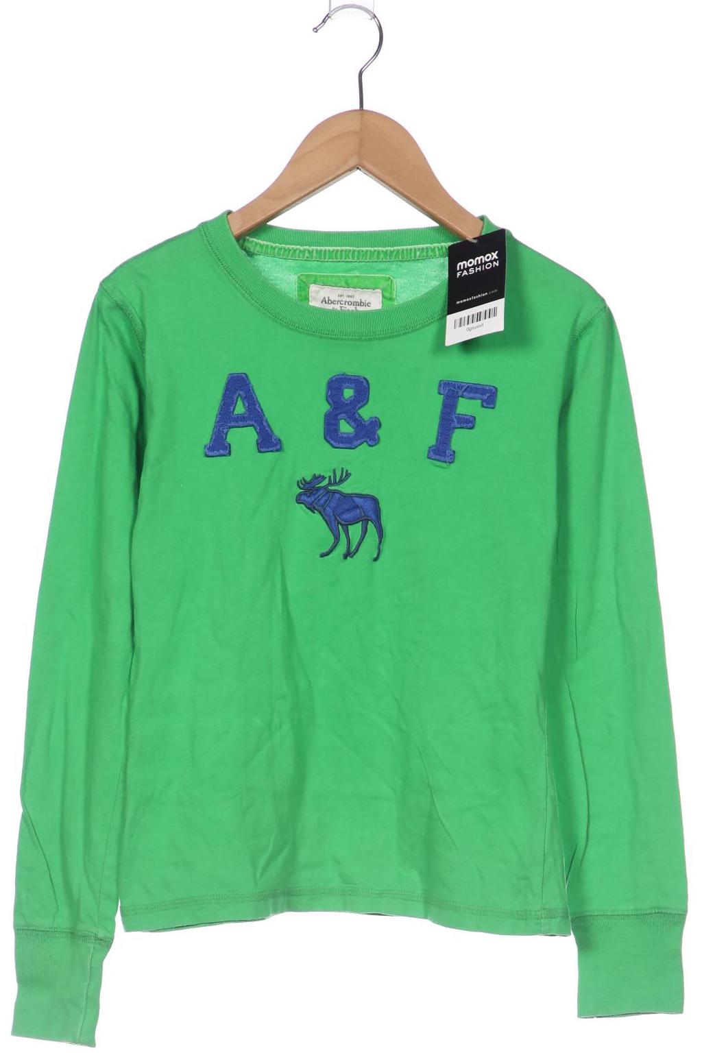 

Abercrombie & Fitch Damen Langarmshirt, grün, Gr. 36