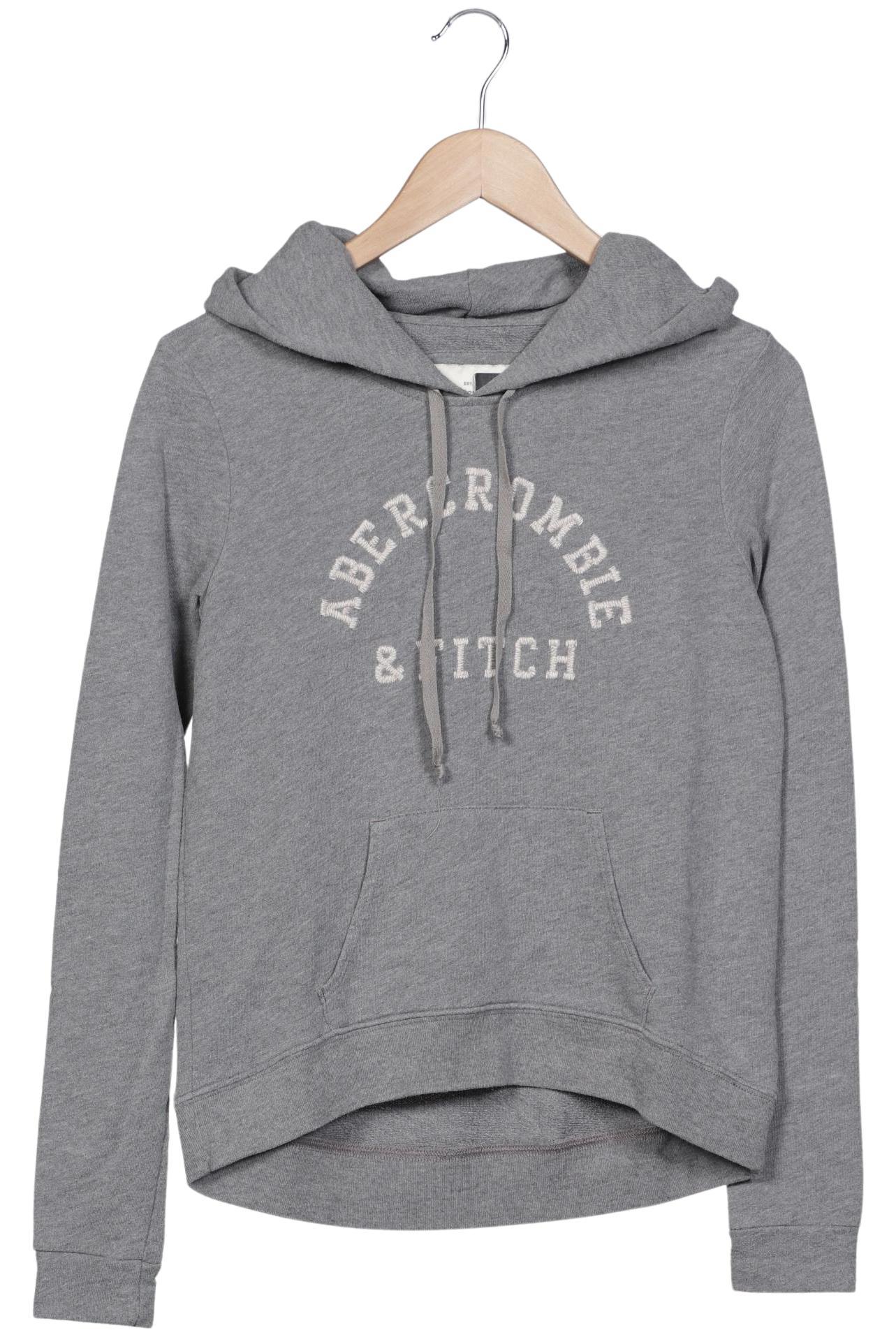 

Abercrombie & Fitch Damen Kapuzenpullover, grau, Gr. 34