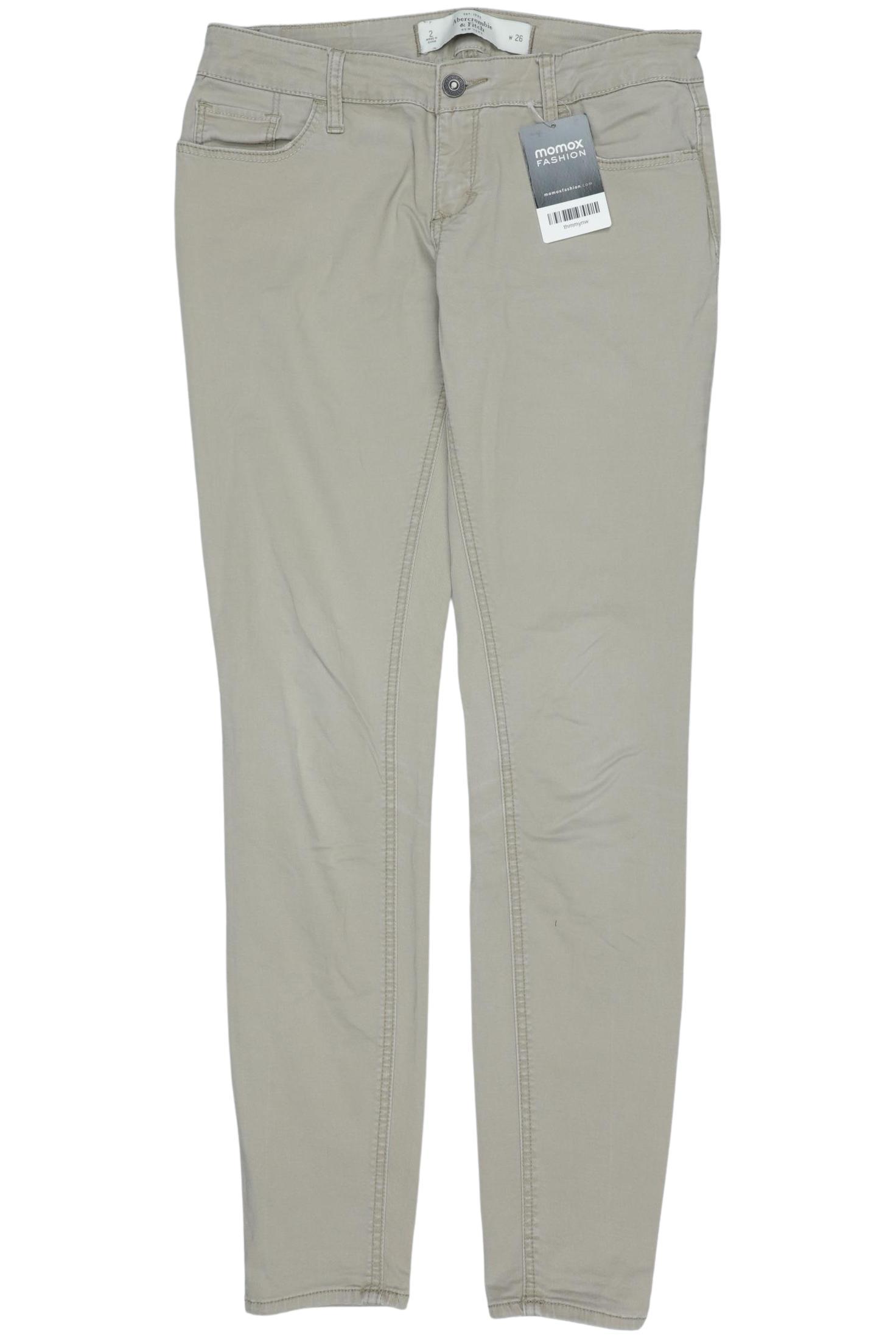 

Abercrombie & Fitch Damen Jeans, beige, Gr. 26