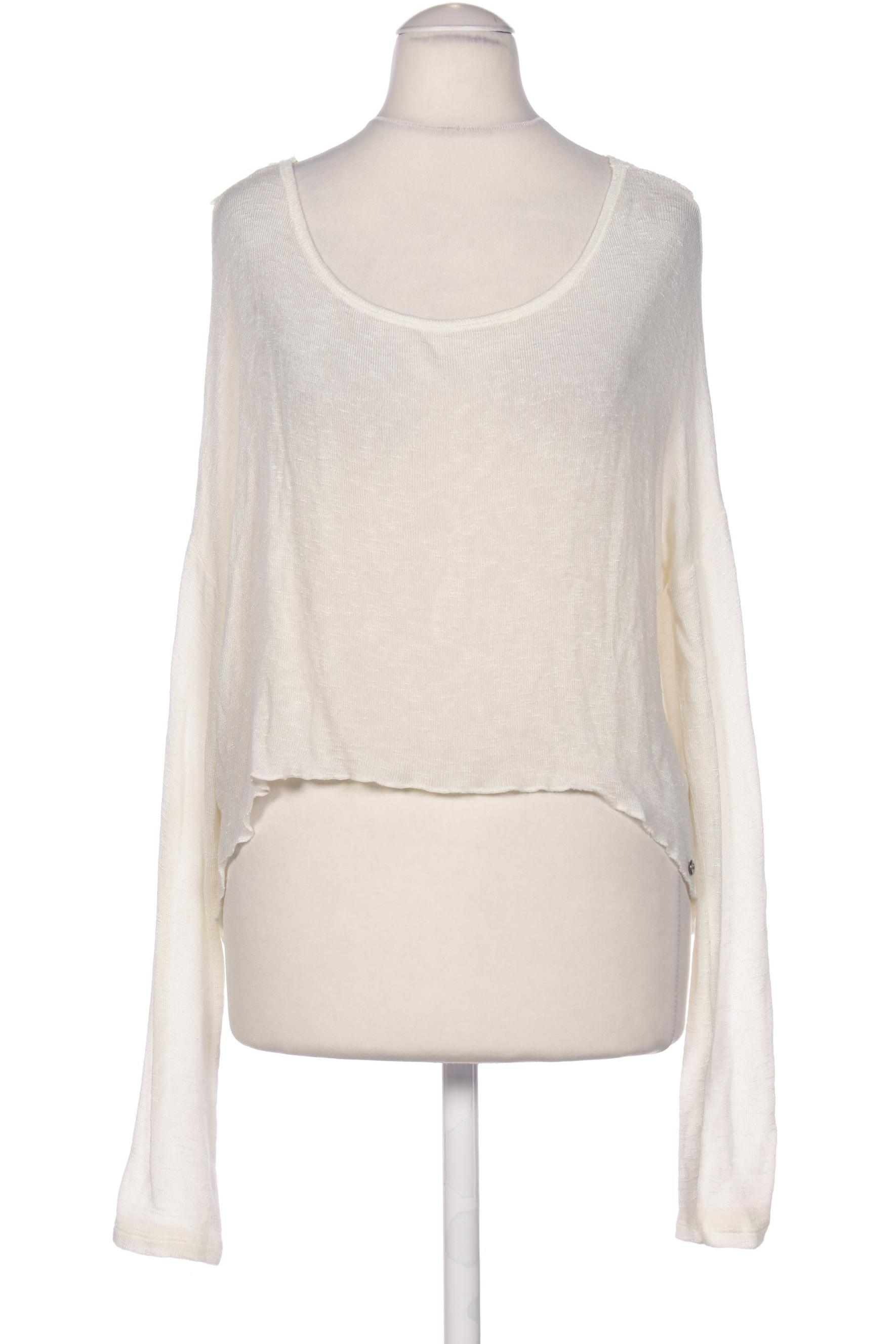 

Abercrombie & Fitch Damen Langarmshirt, cremeweiß, Gr. 34