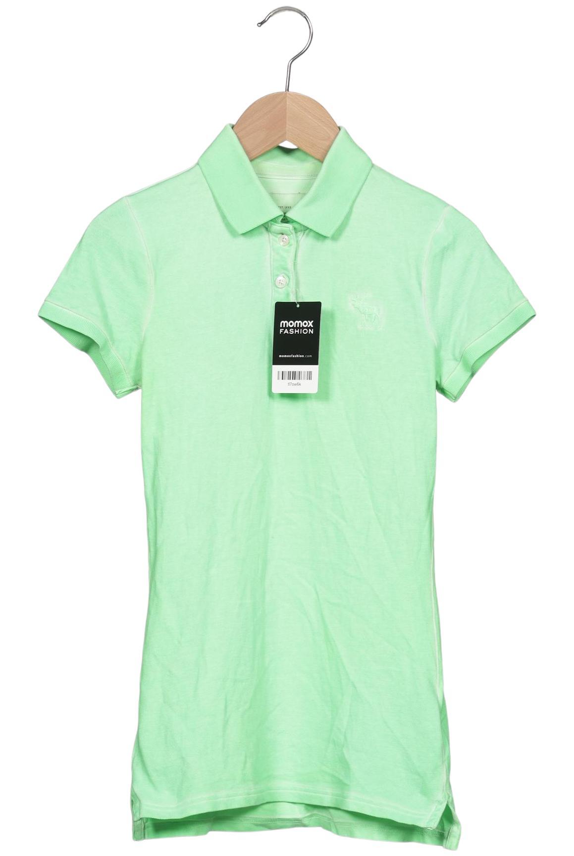 

Abercrombie & Fitch Damen Poloshirt, hellgrün, Gr. 34