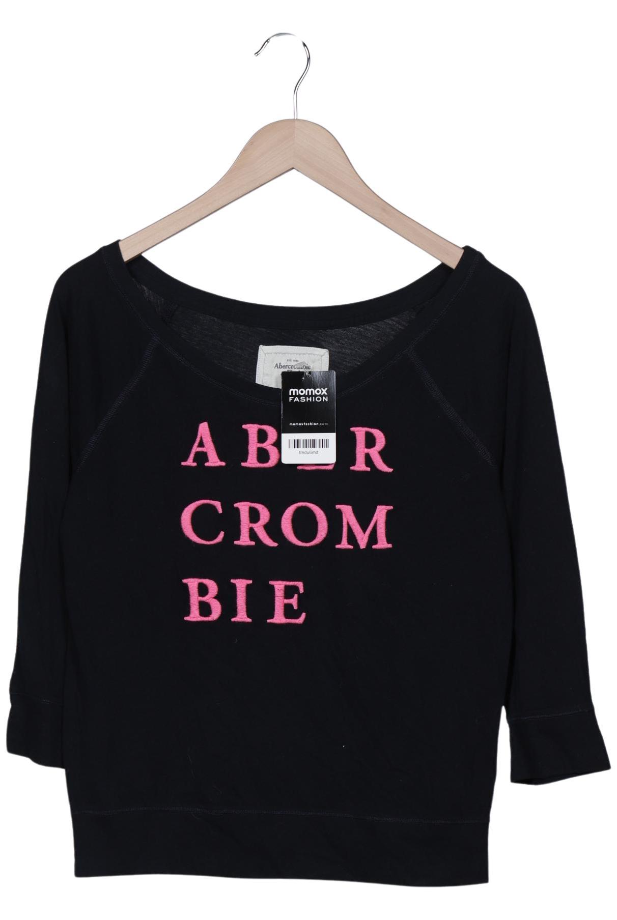 

Abercrombie & Fitch Damen Langarmshirt, schwarz, Gr. 38
