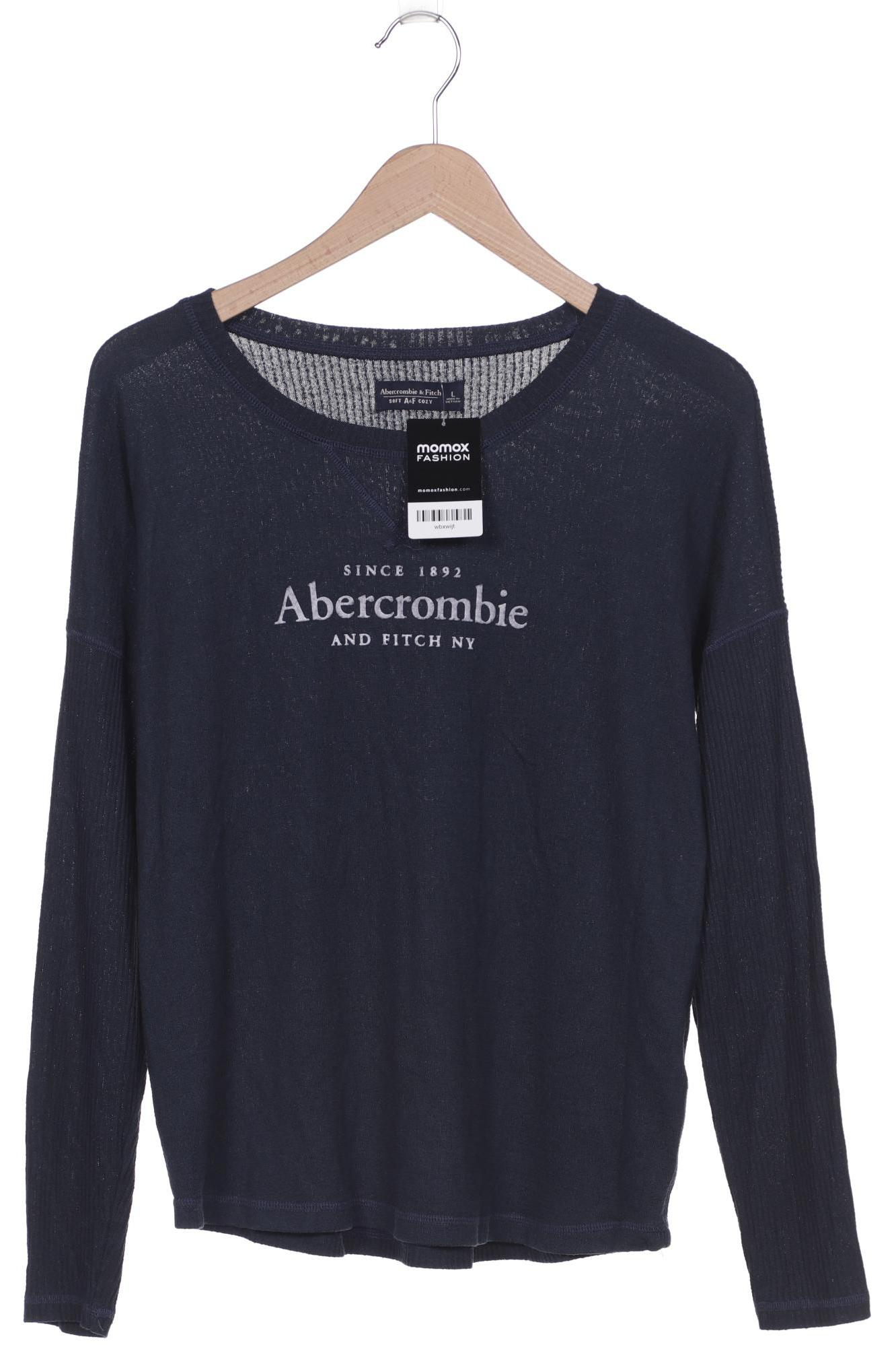 

Abercrombie & Fitch Damen Langarmshirt, marineblau