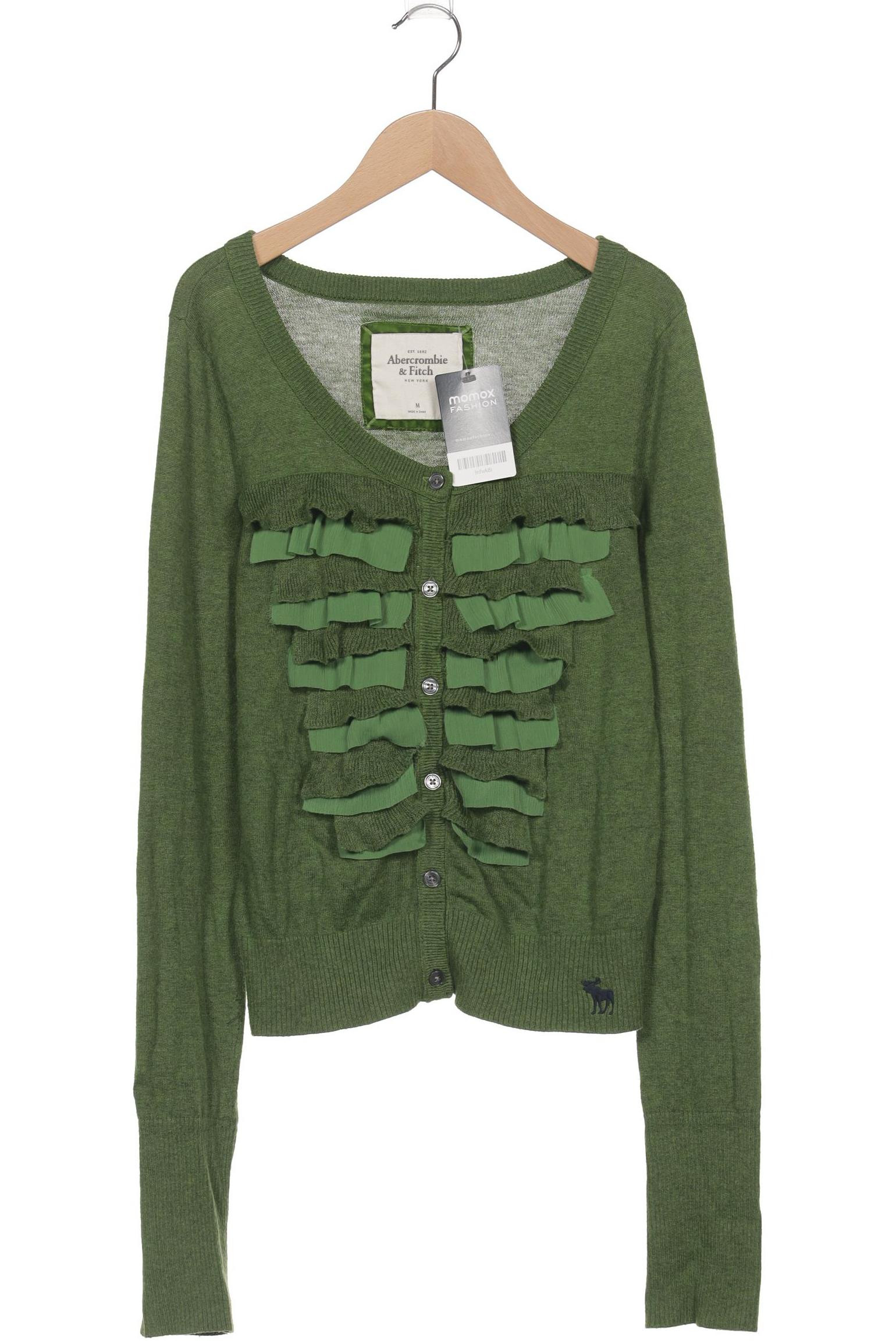 

Abercrombie & Fitch Damen Strickjacke, grün, Gr. 38