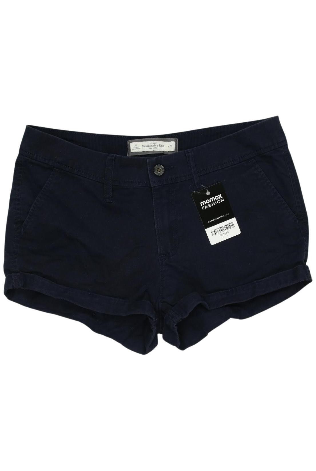 

Abercrombie & Fitch Damen Shorts, marineblau, Gr. 27