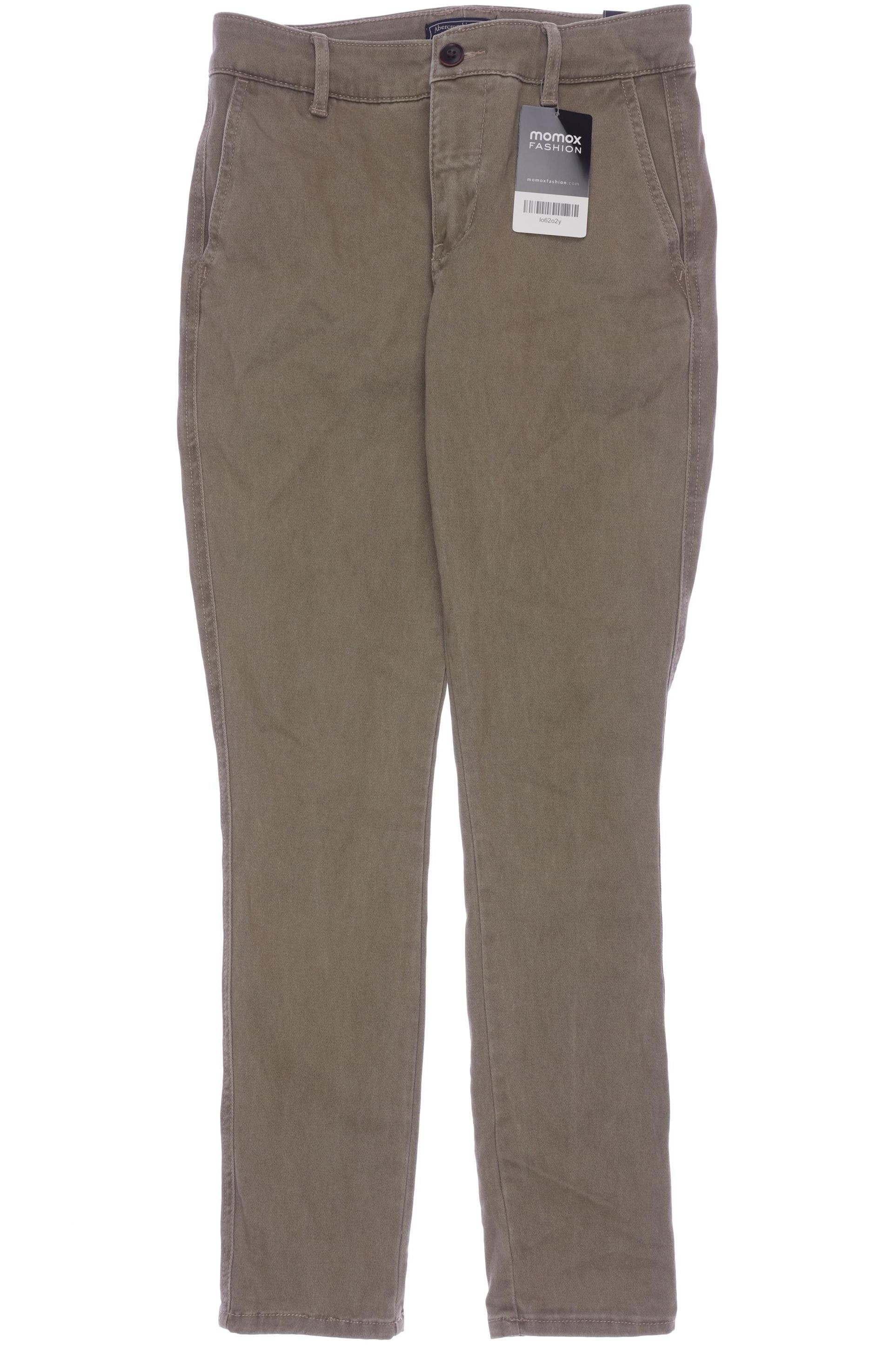 

Abercrombie & Fitch Damen Stoffhose, beige, Gr. 24