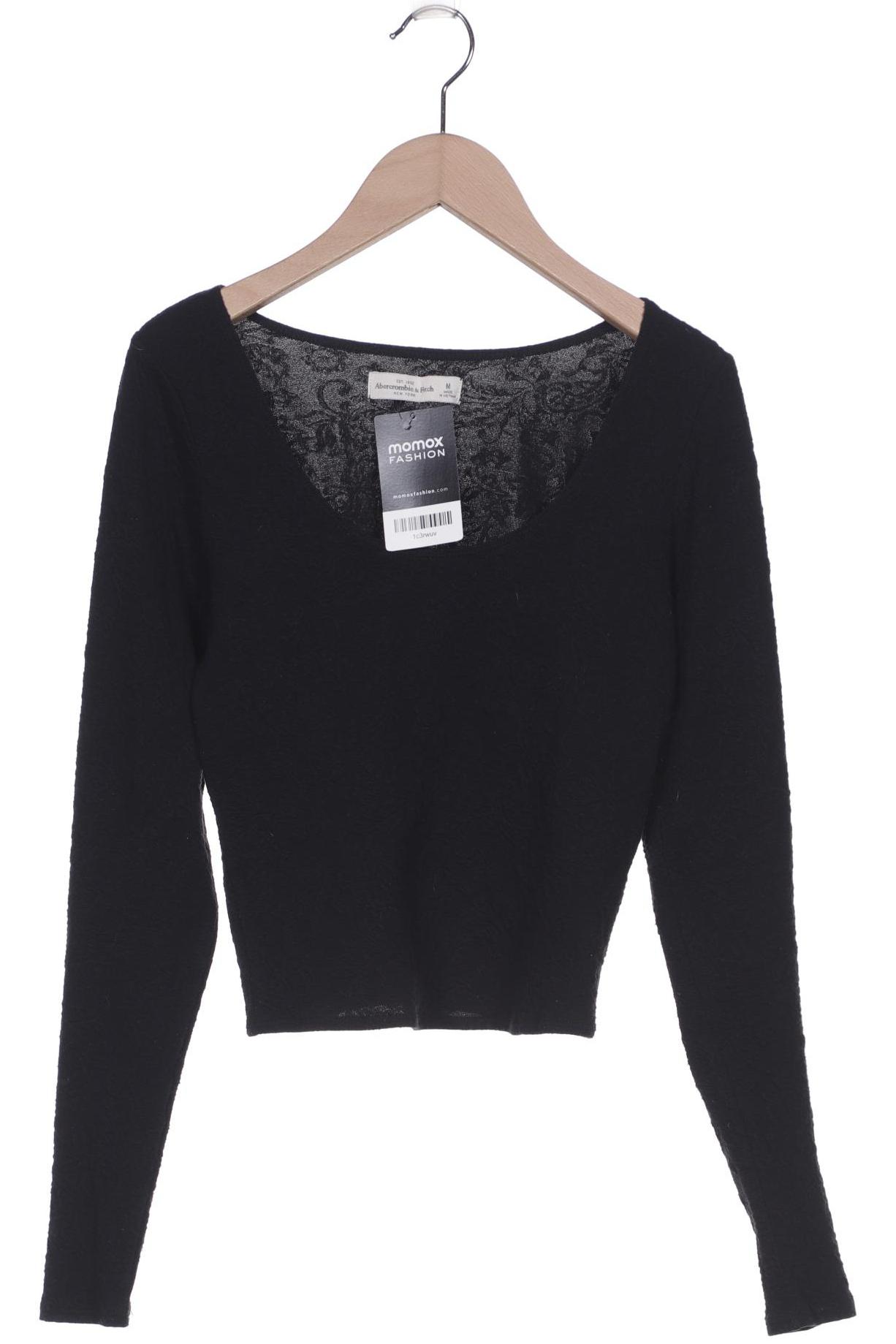 

Abercrombie & Fitch Damen Langarmshirt, schwarz, Gr. 38
