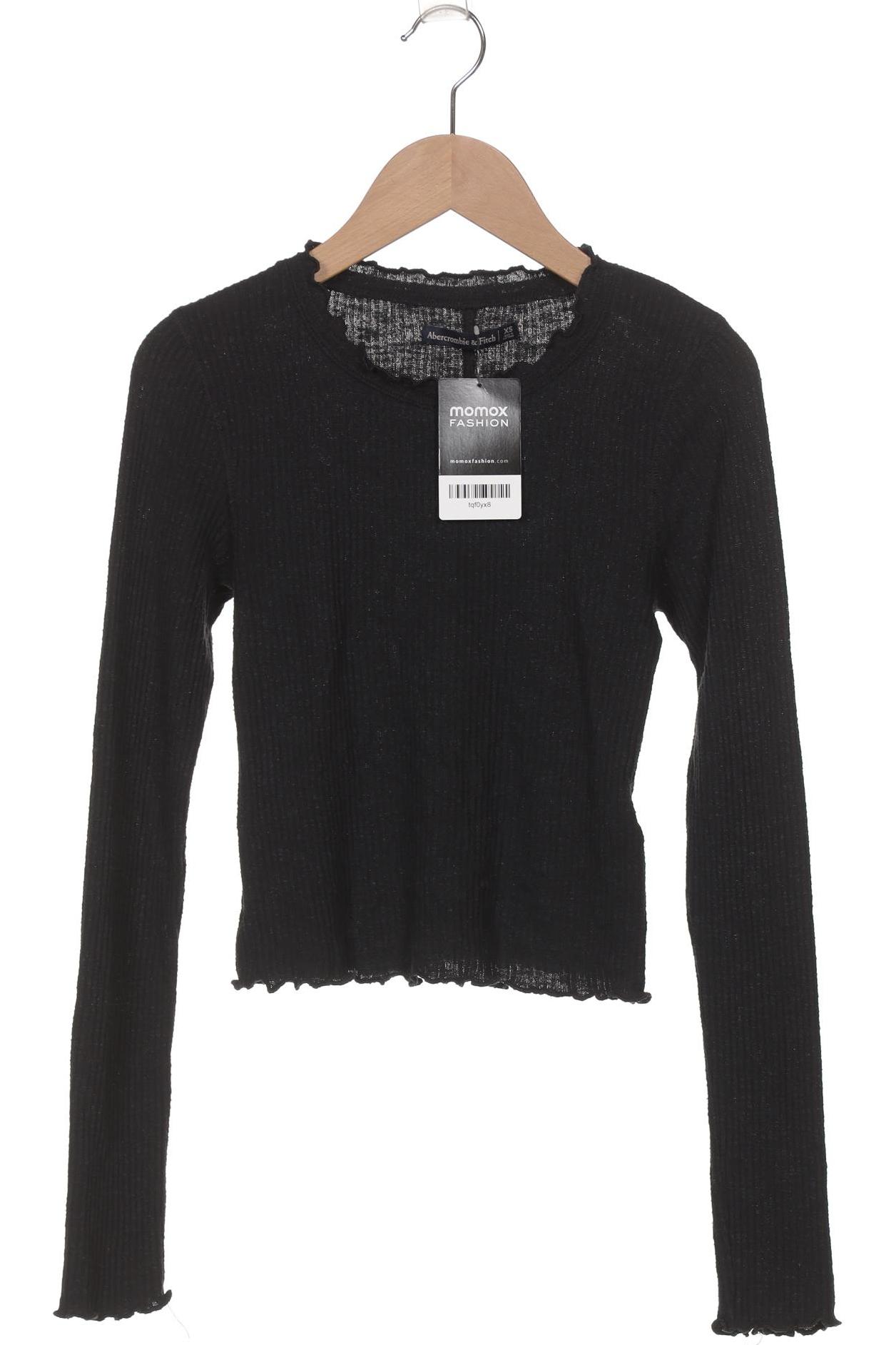 

Abercrombie & Fitch Damen Langarmshirt, schwarz, Gr. 34