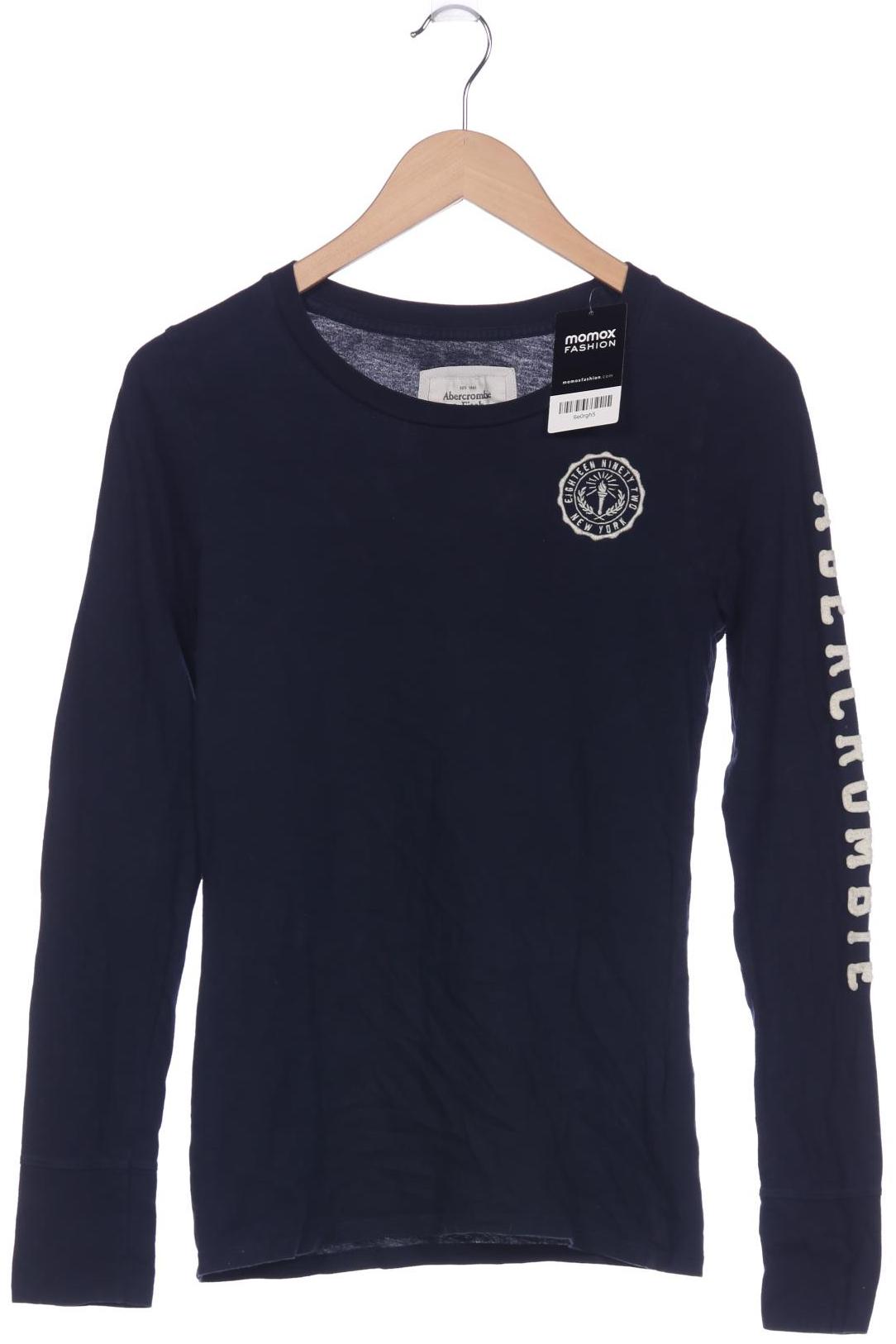 

Abercrombie & Fitch Damen Langarmshirt, marineblau, Gr. 42