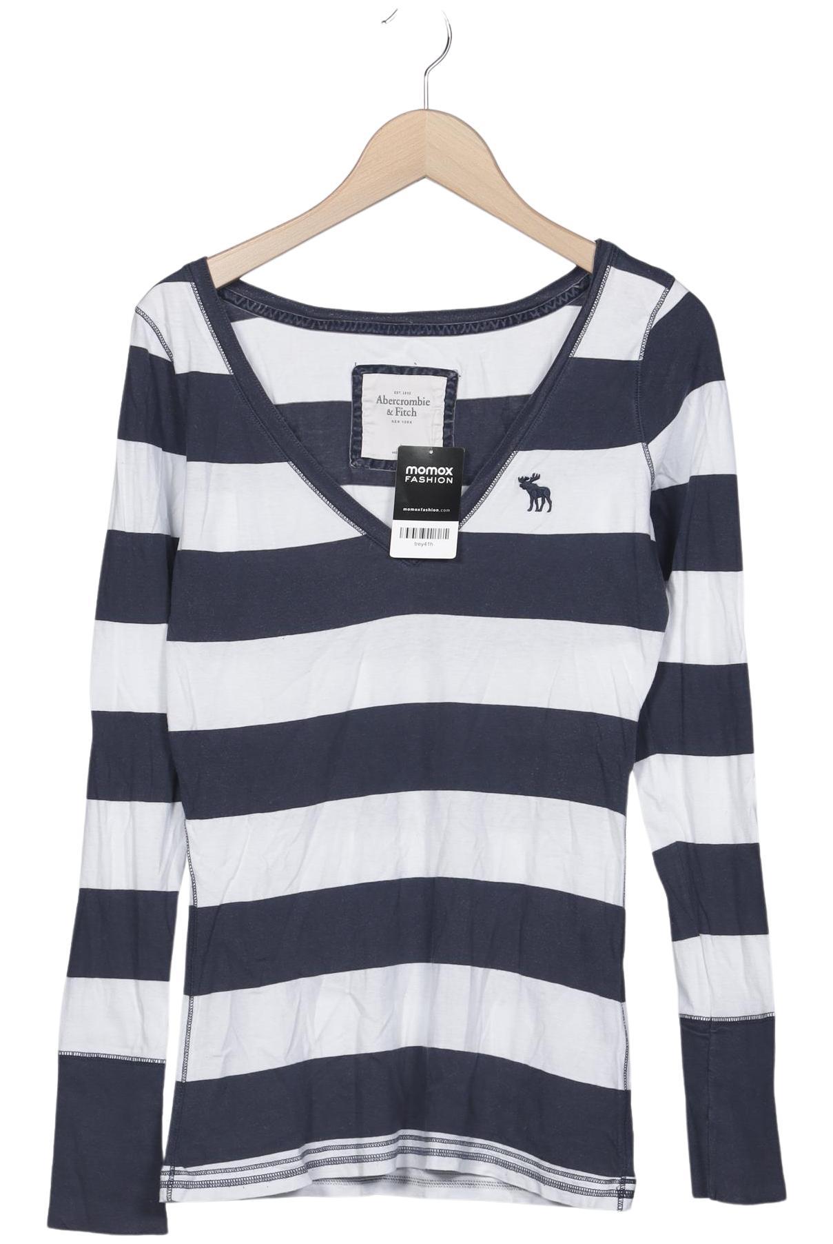 

Abercrombie & Fitch Damen Langarmshirt, marineblau, Gr. 42