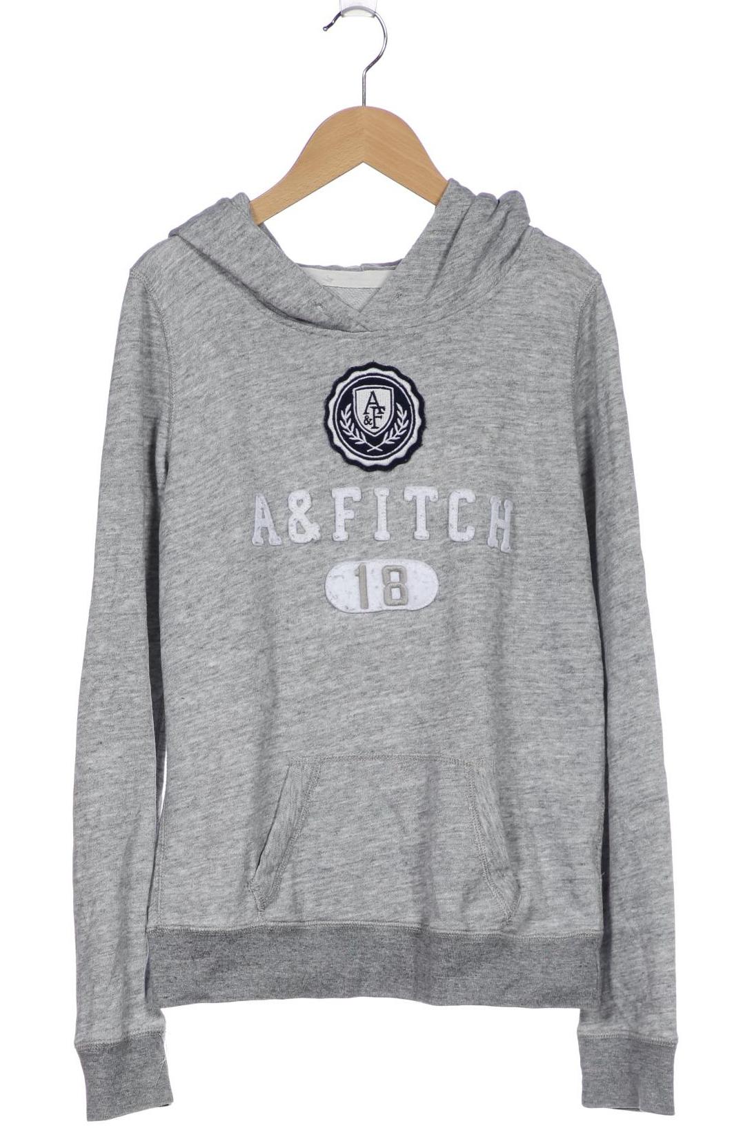 

Abercrombie & Fitch Damen Kapuzenpullover, grau