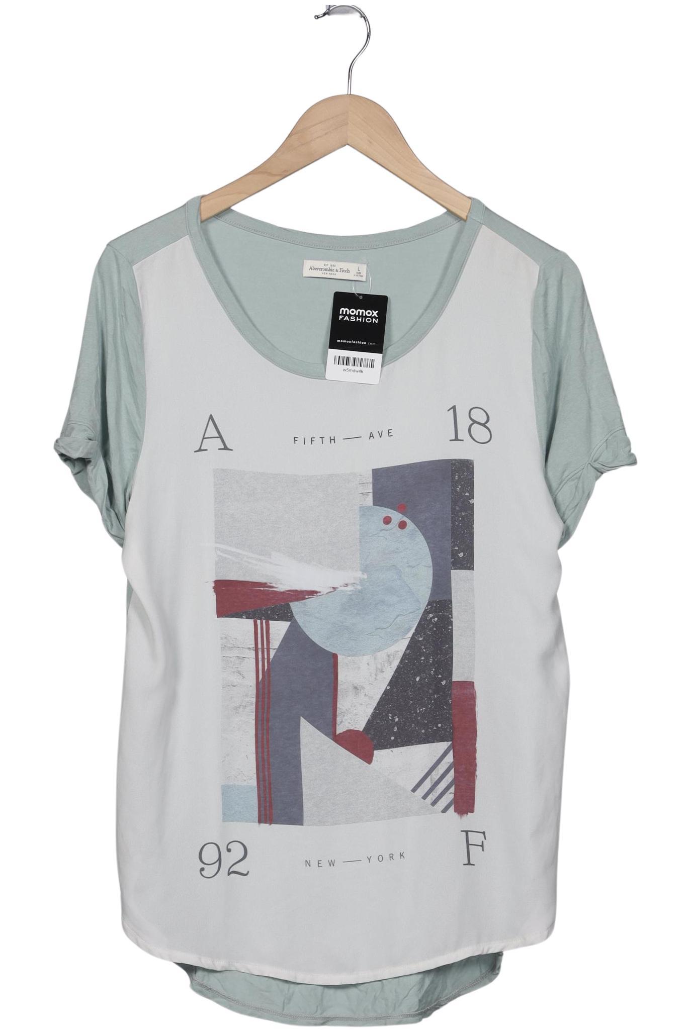 

Abercrombie & Fitch Damen T-Shirt, hellblau, Gr. 42
