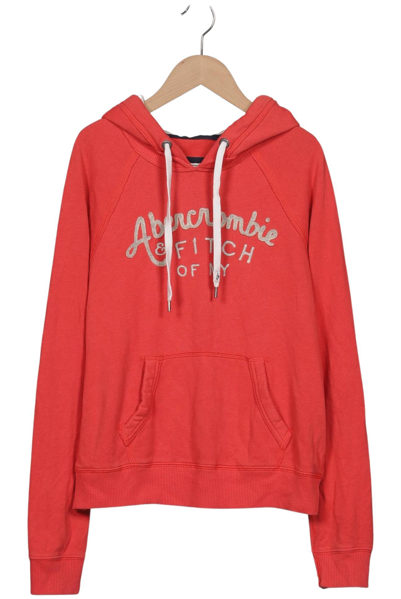 

Abercrombie & Fitch Damen Kapuzenpullover, rot, Gr. 38