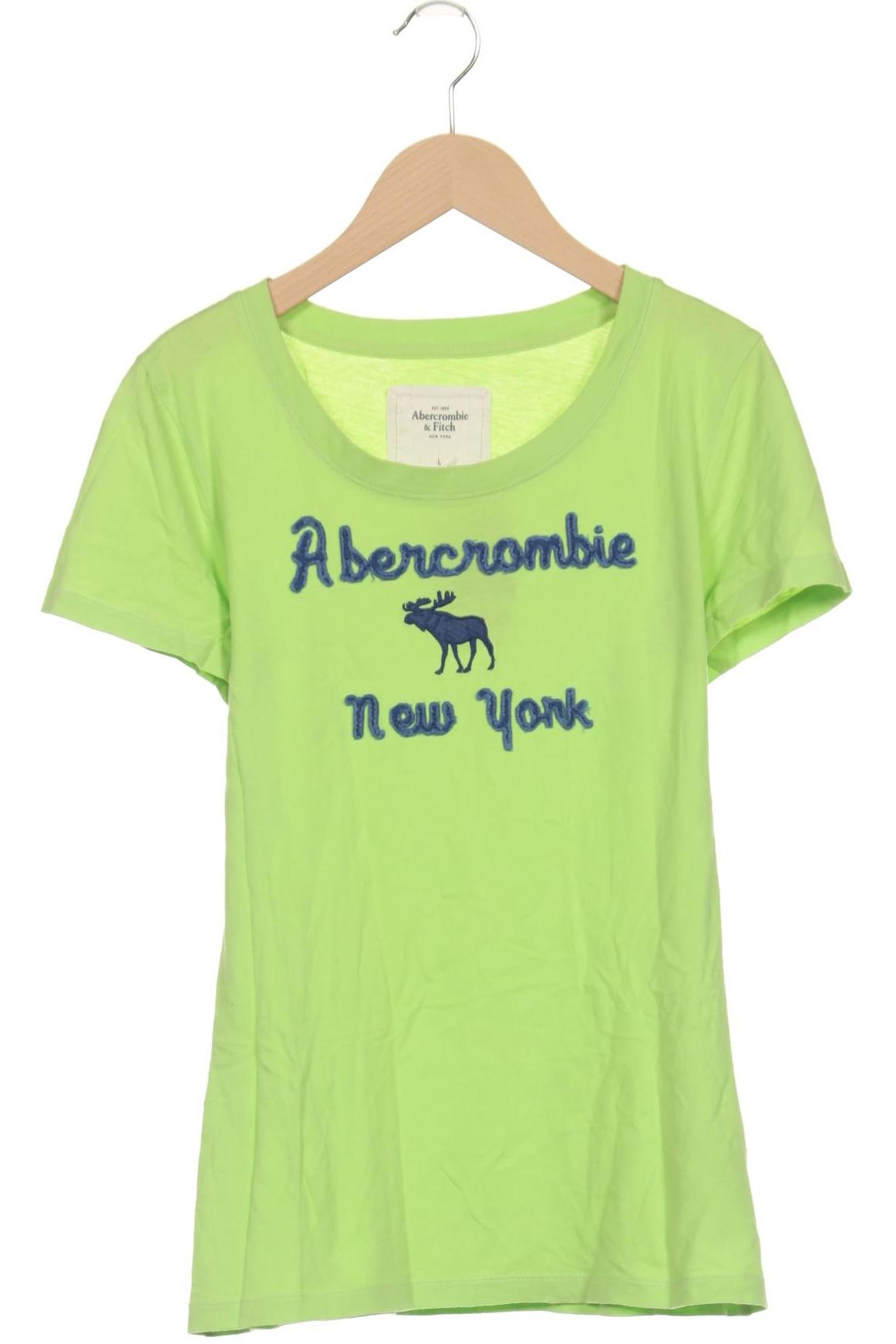 

Abercrombie & Fitch Damen T-Shirt, hellgrün, Gr. 42