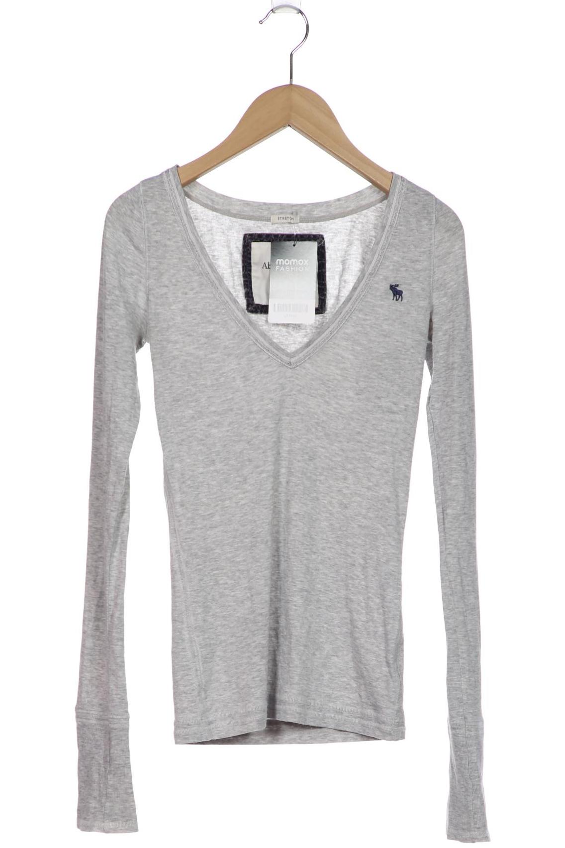 

Abercrombie & Fitch Damen Langarmshirt, grau