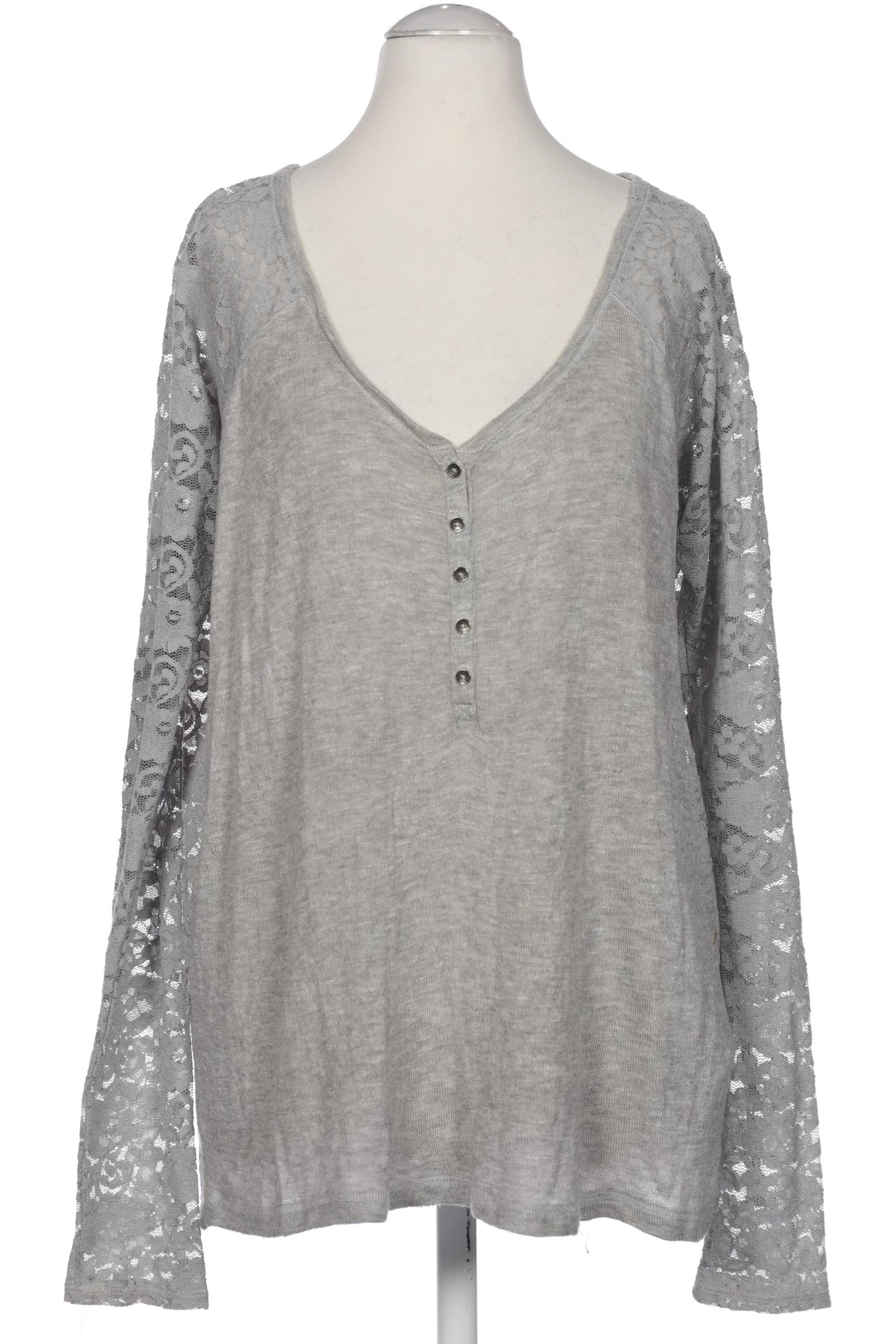 

Abercrombie & Fitch Damen Langarmshirt, grau, Gr. 36