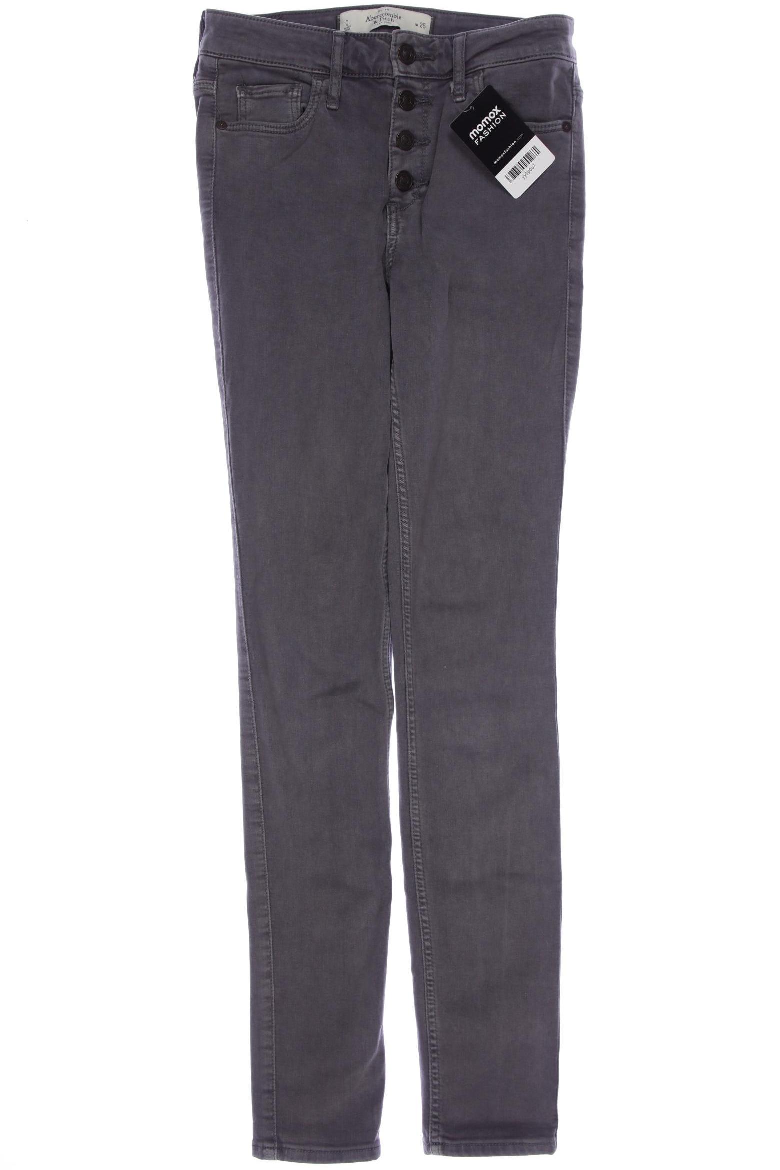 

Abercrombie & Fitch Damen Jeans, grau, Gr. 25