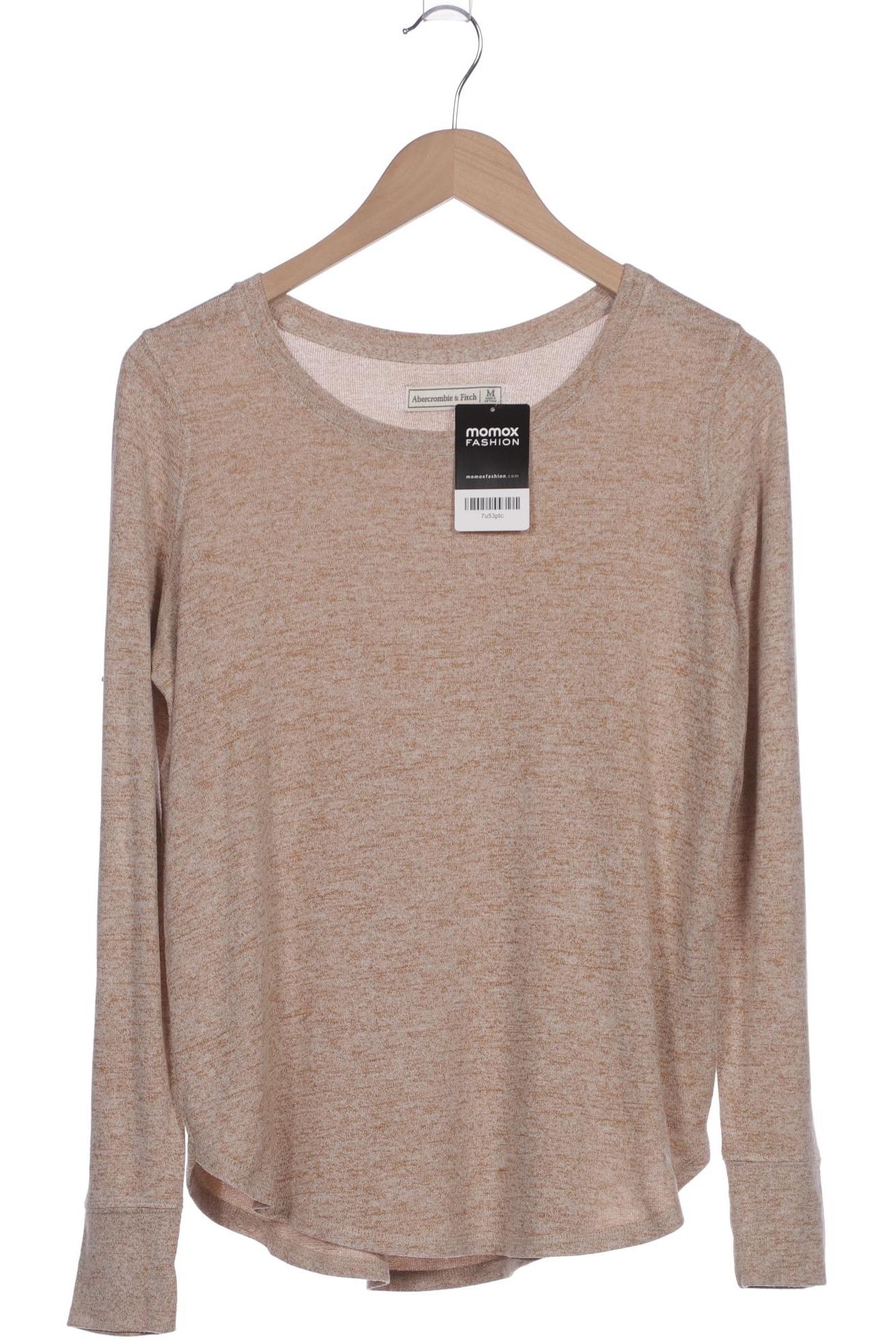 

Abercrombie & Fitch Damen Langarmshirt, beige, Gr. 38