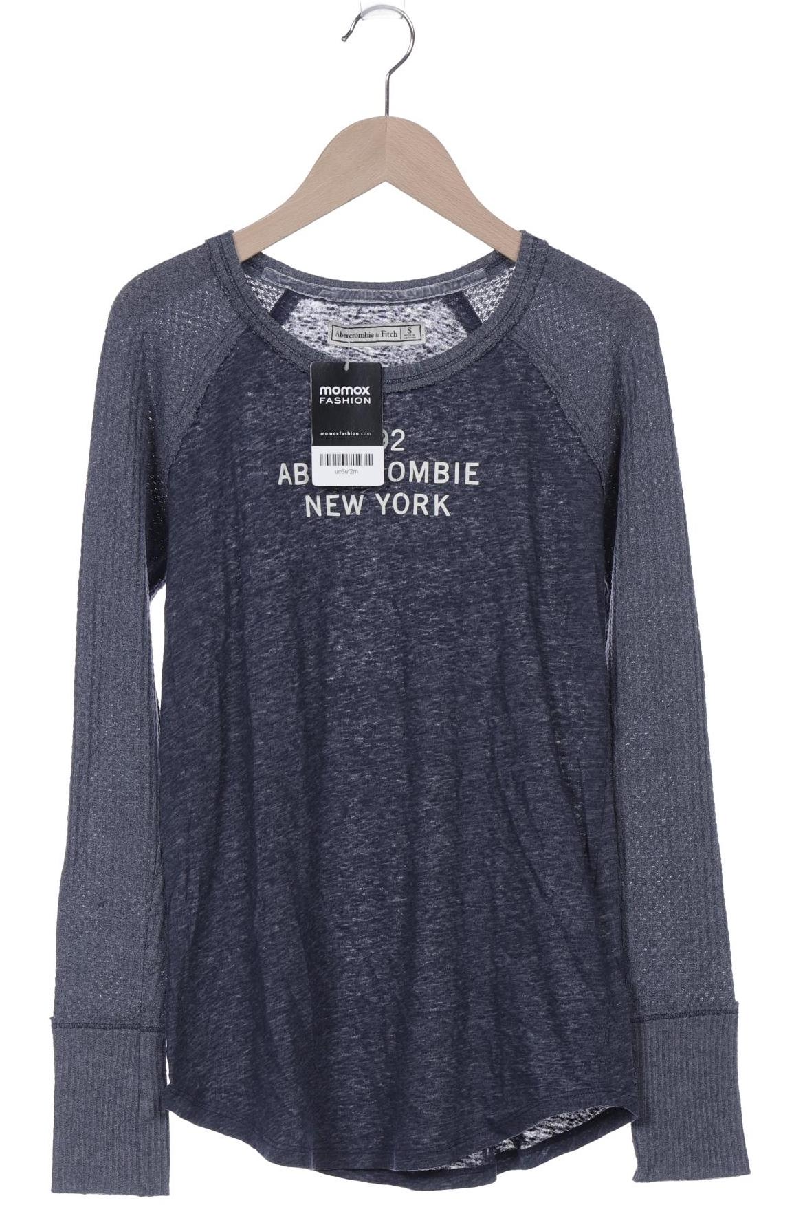 

Abercrombie & Fitch Damen Langarmshirt, marineblau, Gr. 36