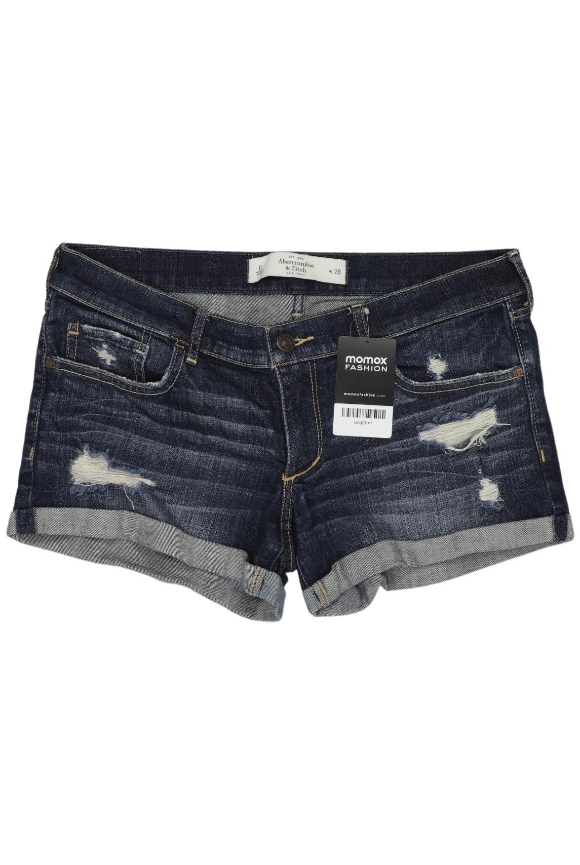 

Abercrombie & Fitch Damen Shorts, marineblau, Gr. 28