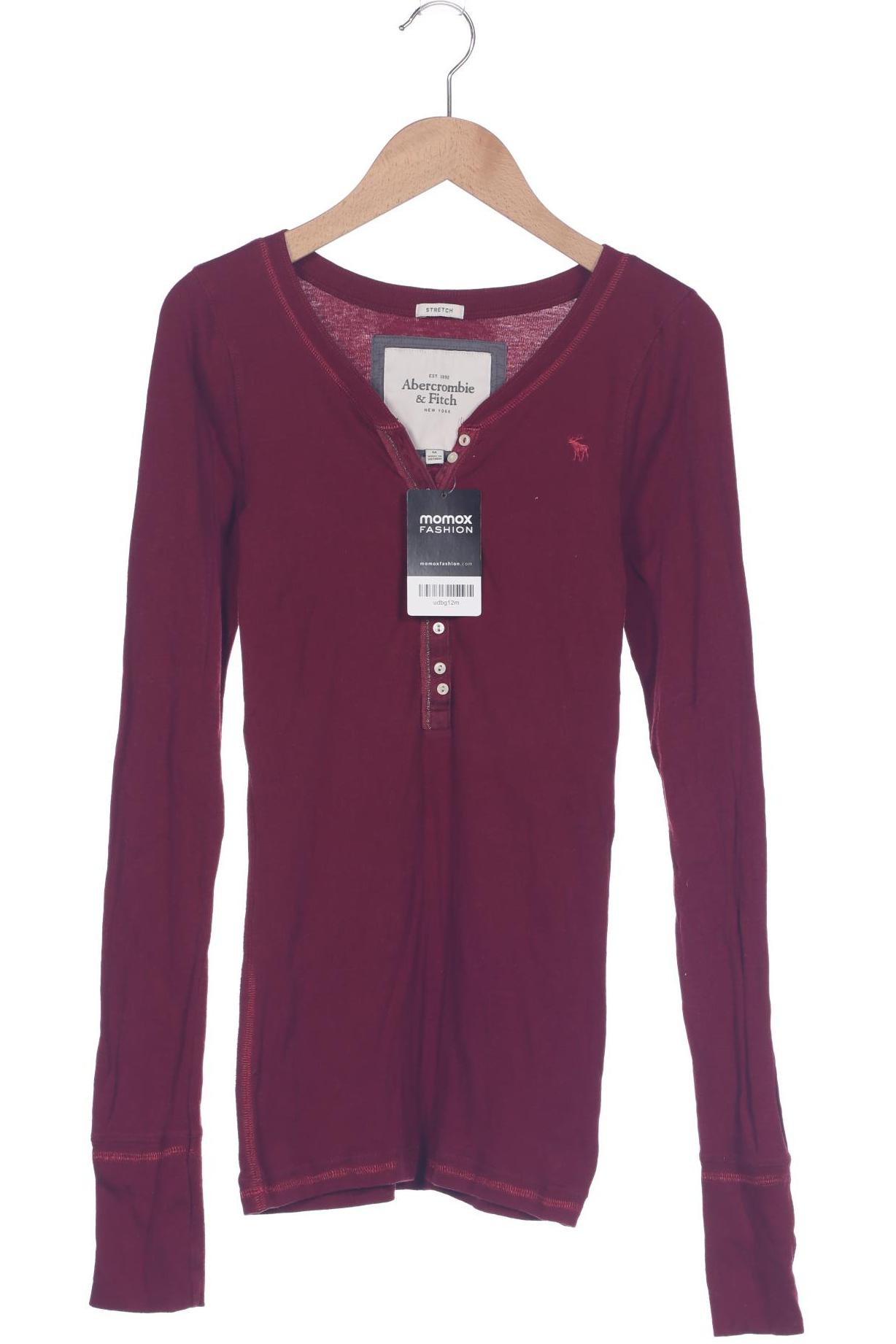 

Abercrombie & Fitch Damen Langarmshirt, bordeaux