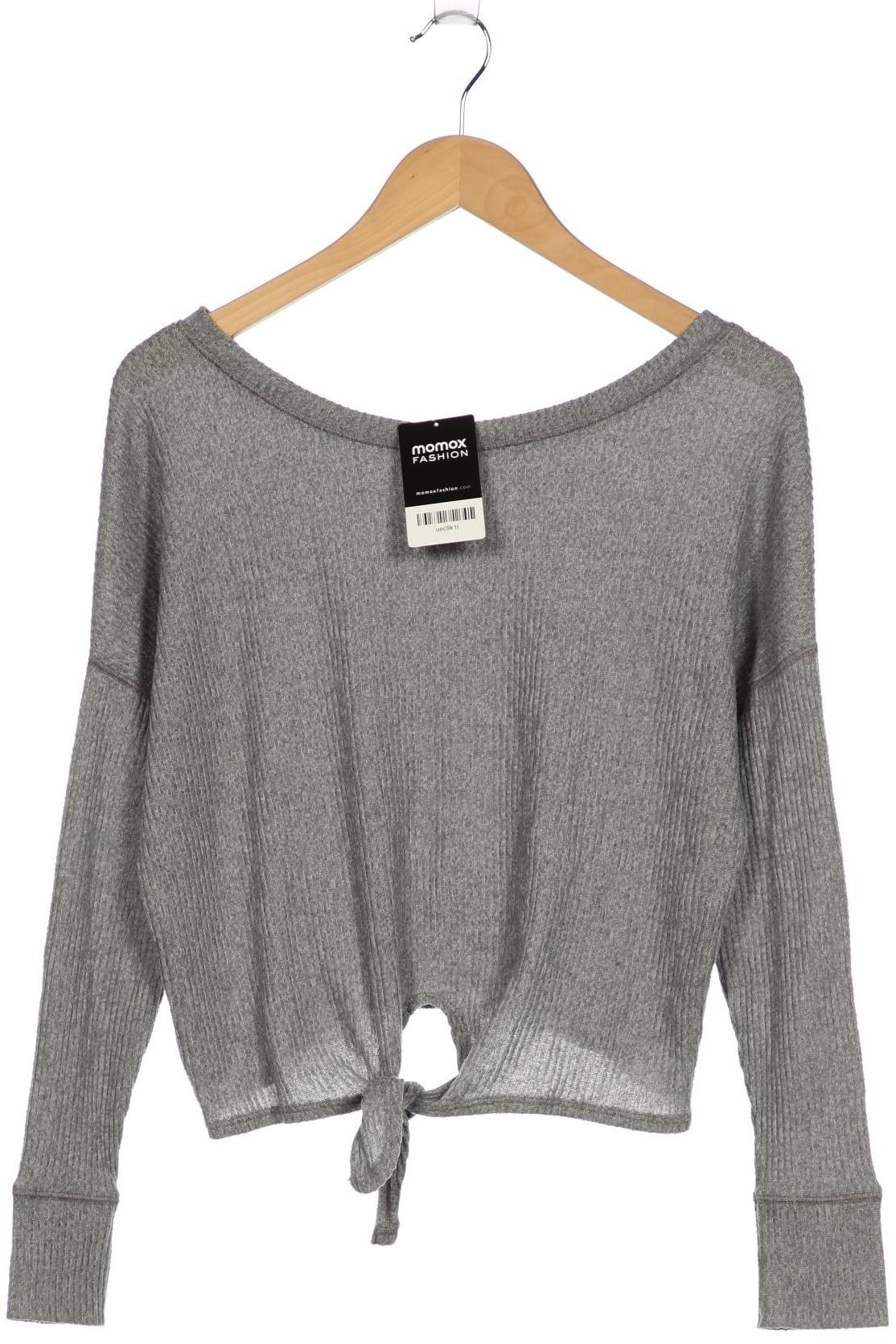 

Abercrombie & Fitch Damen Langarmshirt, grau, Gr. 38