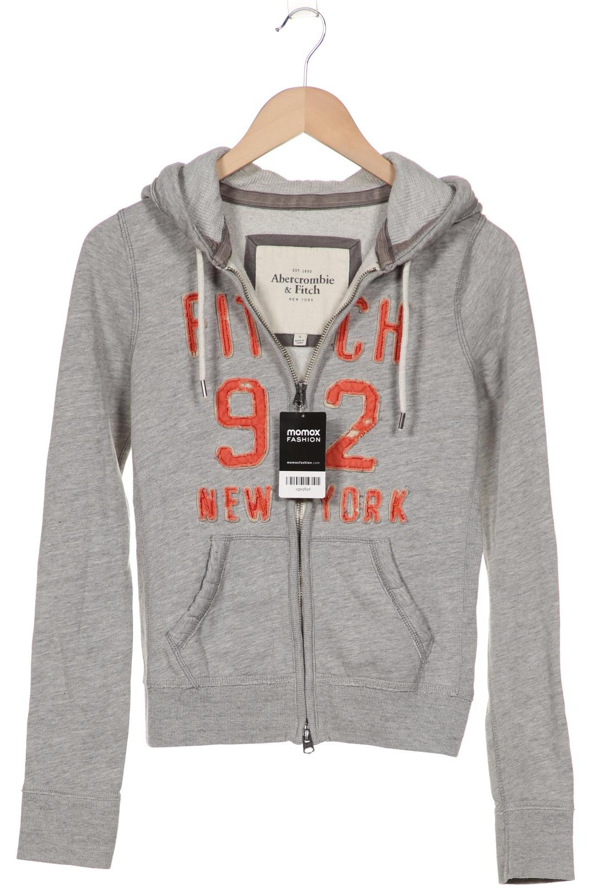 

Abercrombie & Fitch Damen Kapuzenpullover, grau