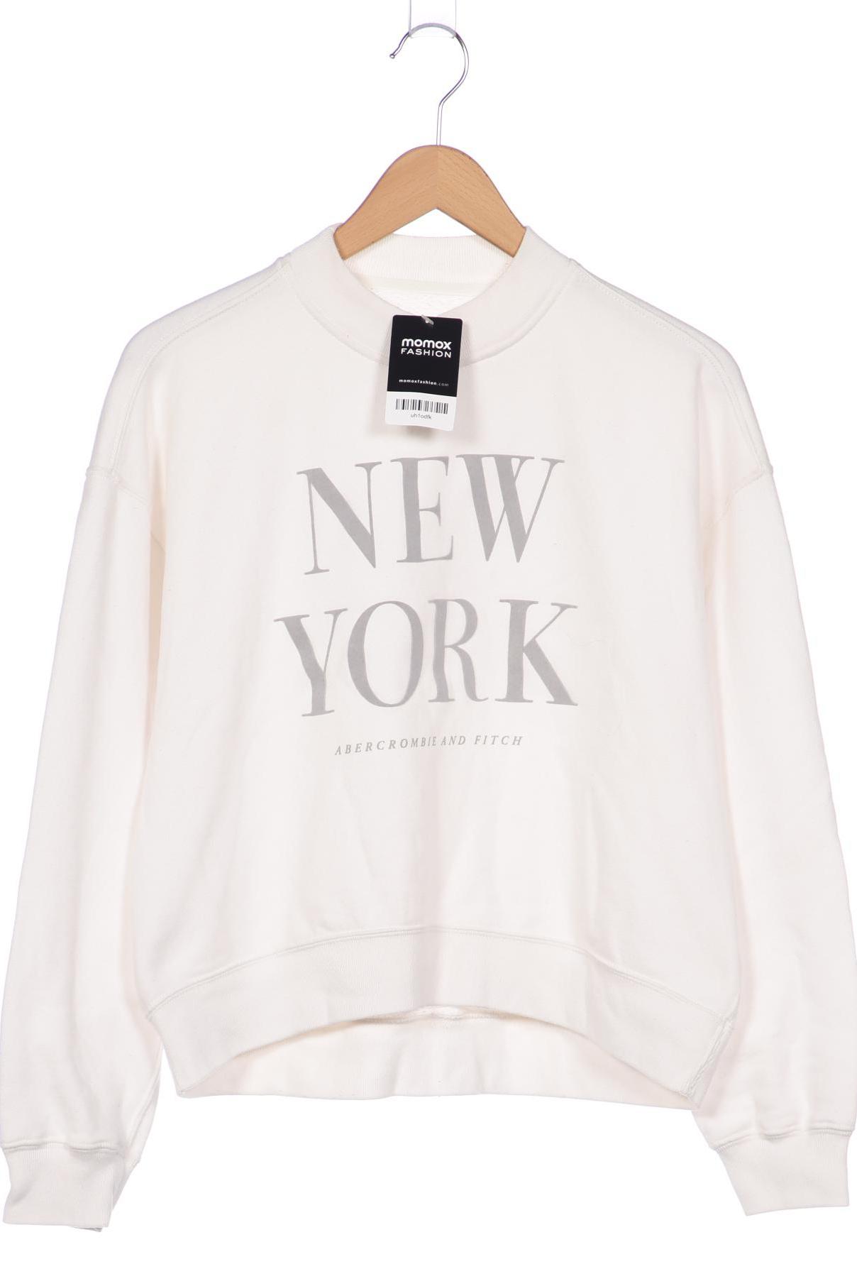 

Abercrombie & Fitch Damen Sweatshirt, cremeweiß, Gr. 38