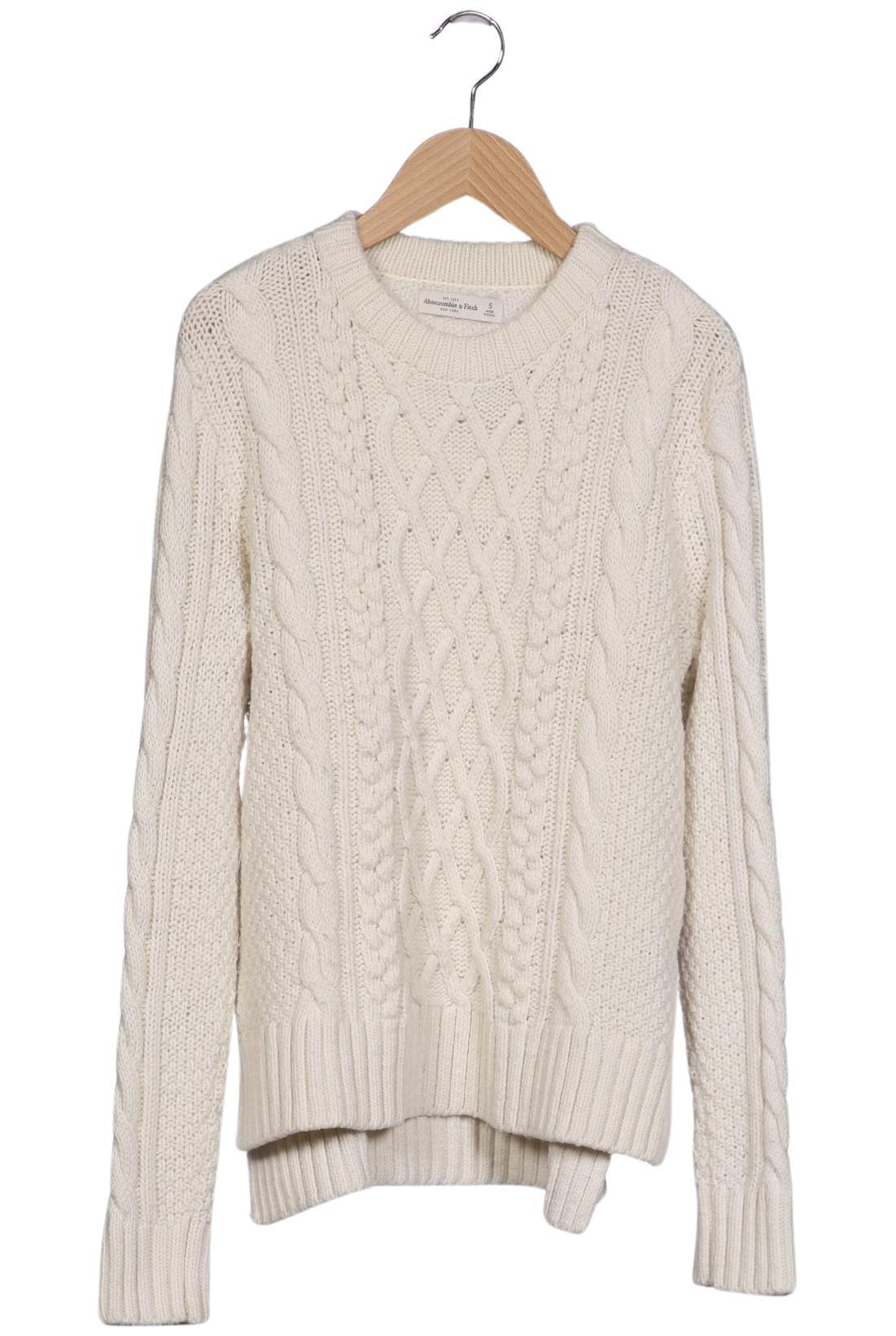 

Abercrombie & Fitch Damen Pullover, cremeweiß, Gr. 36