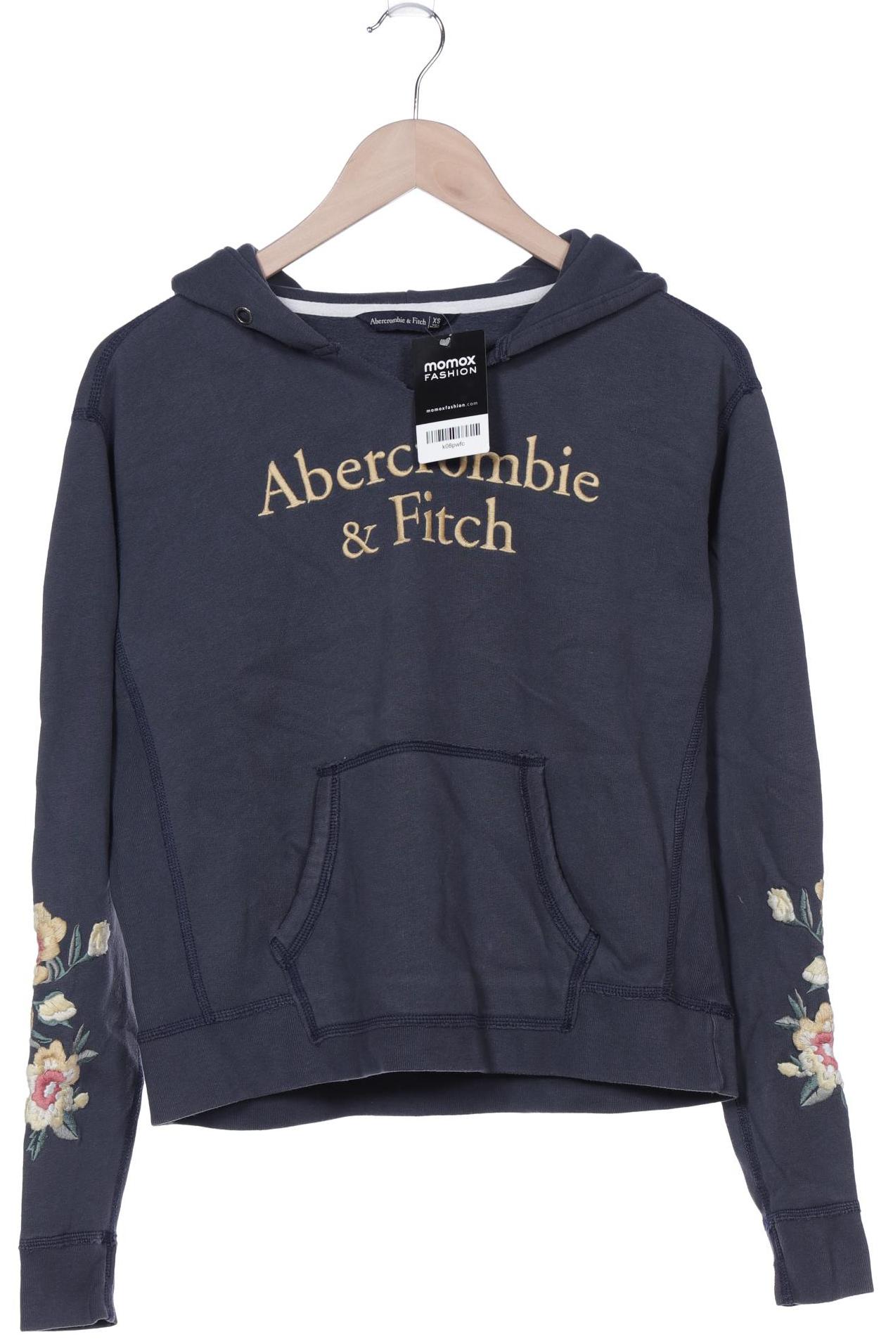 

Abercrombie & Fitch Damen Kapuzenpullover, marineblau, Gr. 34