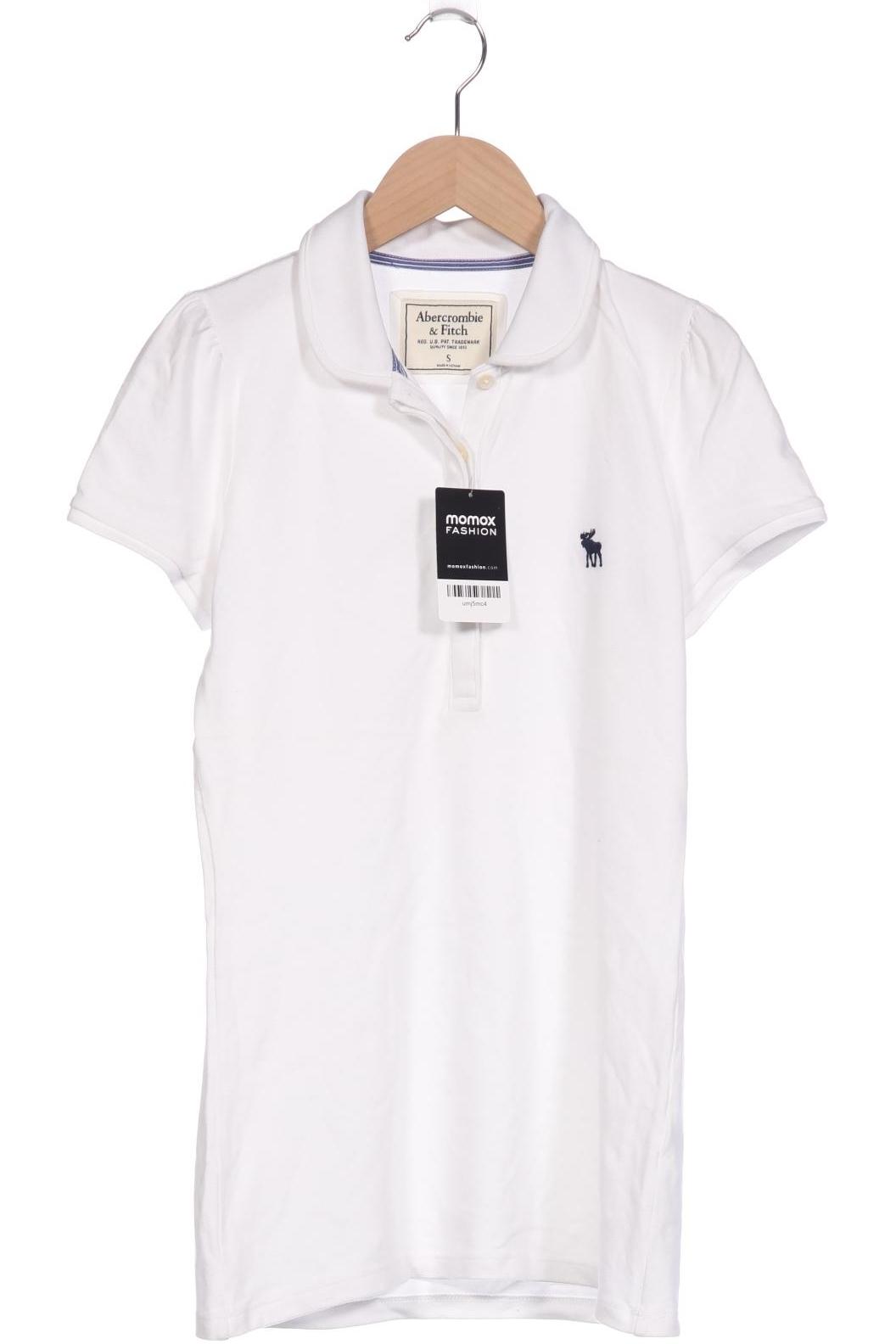 

Abercrombie & Fitch Damen Poloshirt, weiß, Gr. 36