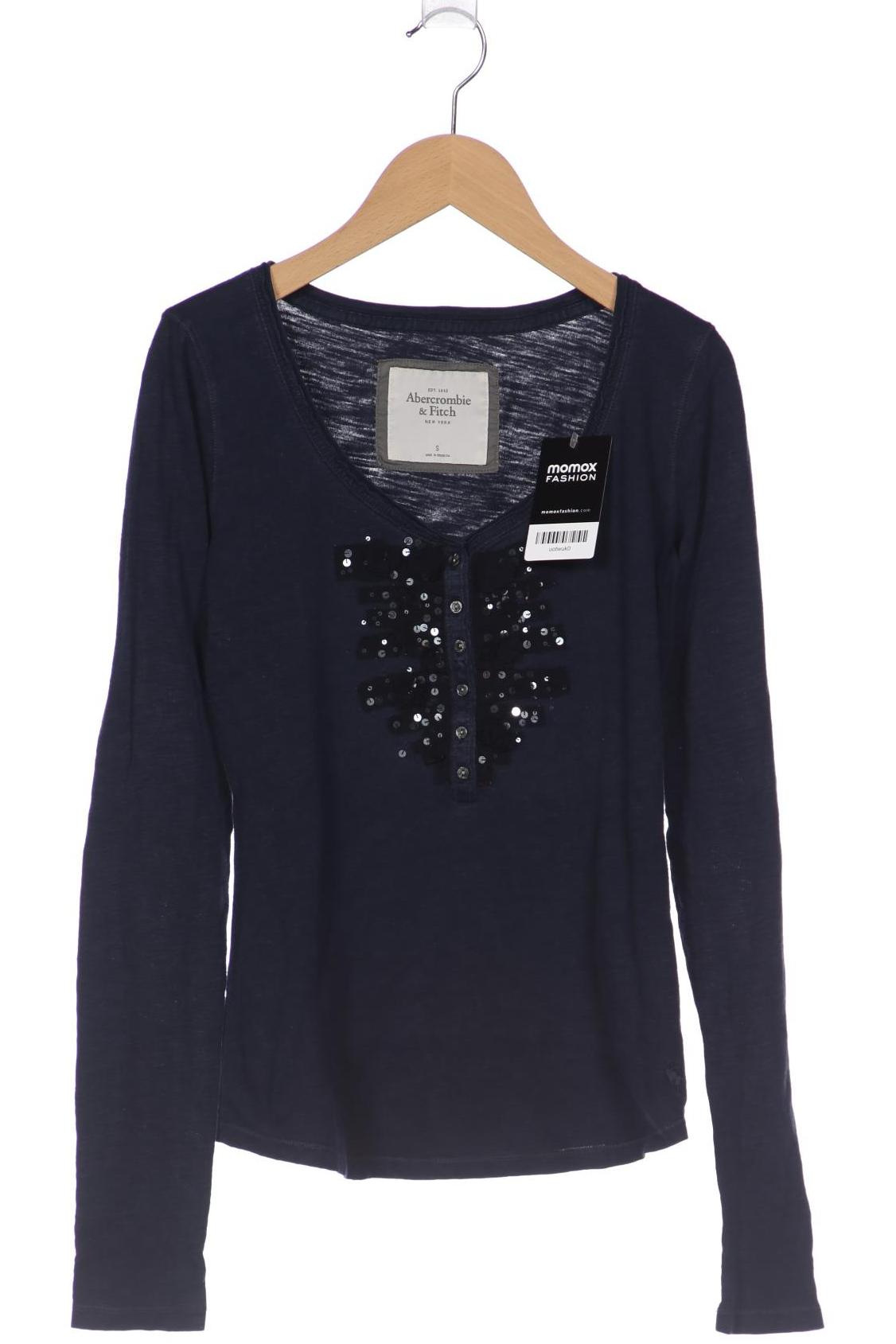 

Abercrombie & Fitch Damen Langarmshirt, marineblau